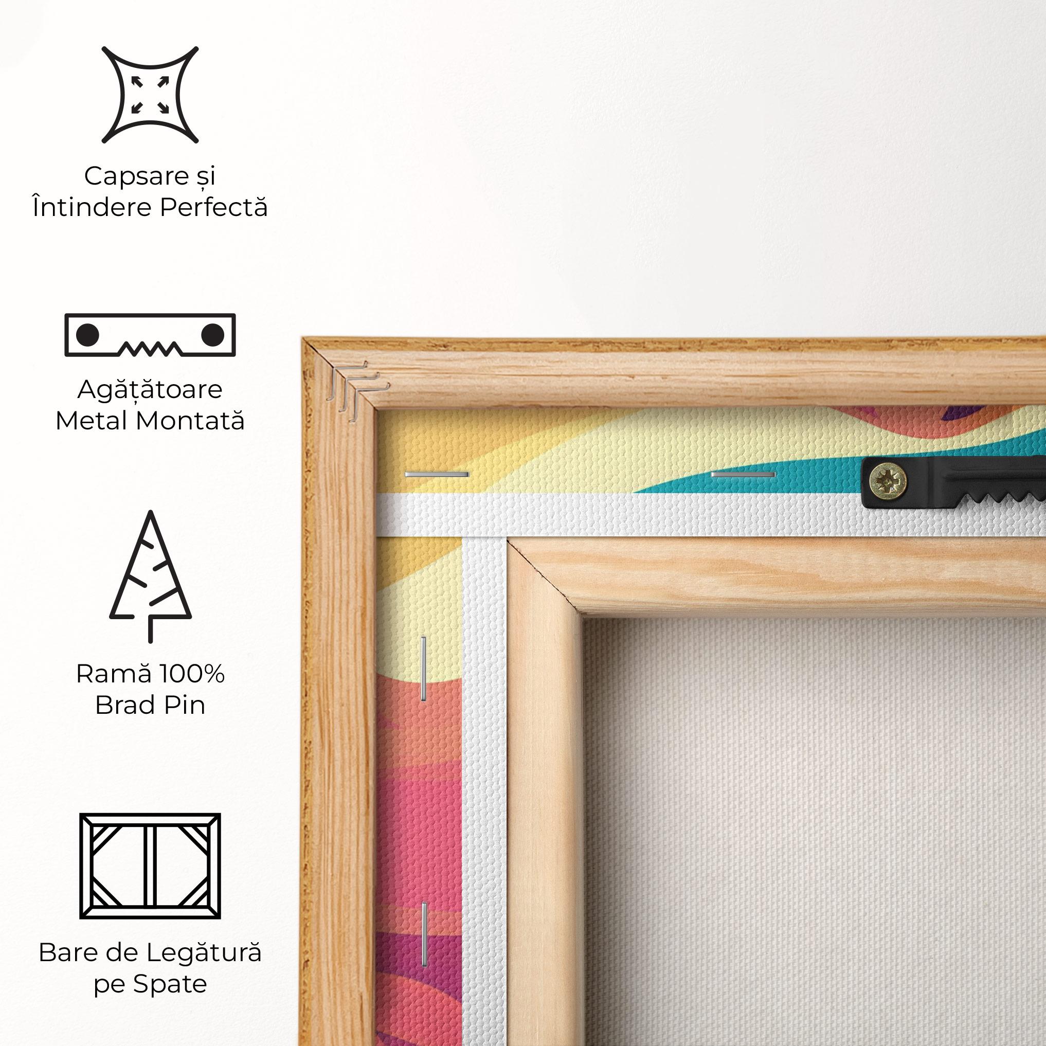 Tablou Canvas Pink Pop Hair mockup 5