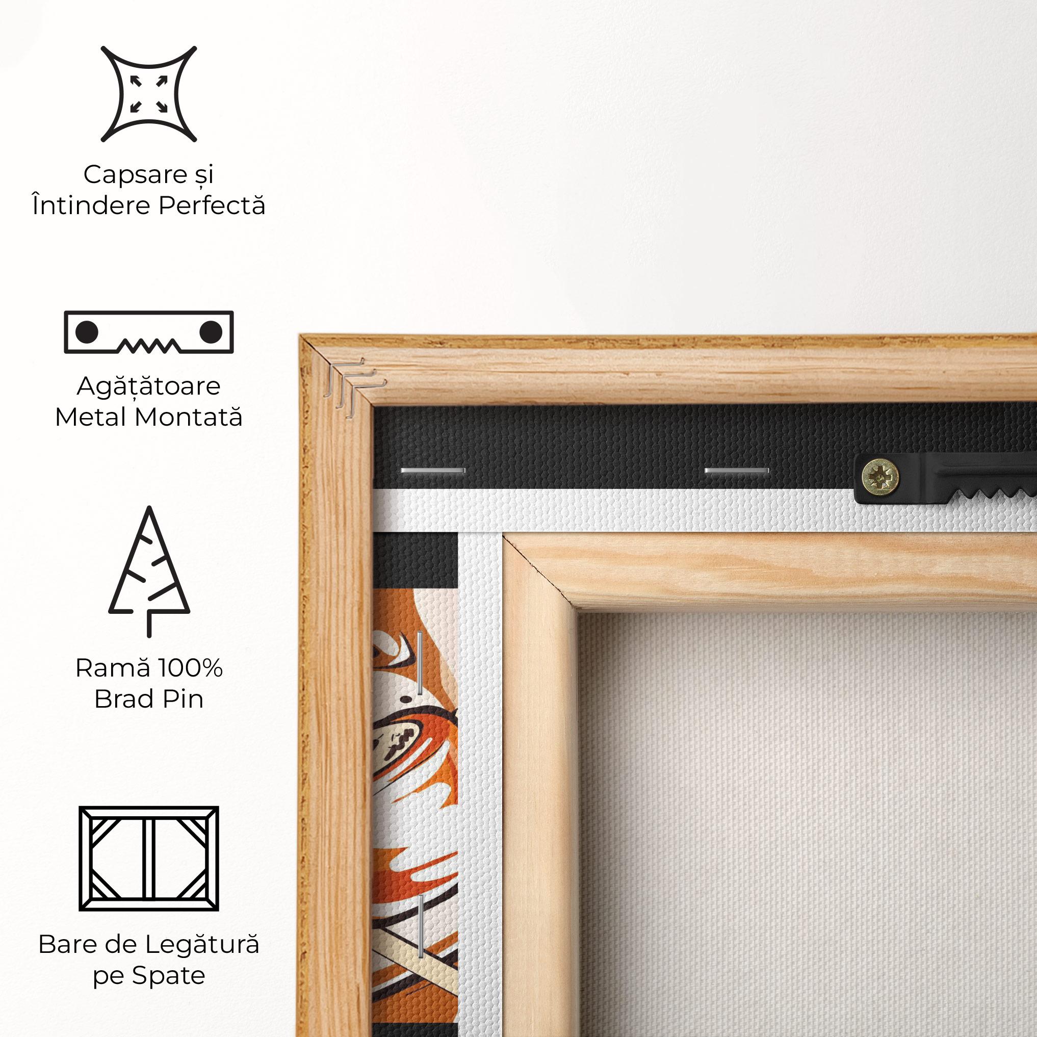 Tablou Canvas Pop Art Sushi mockup 5