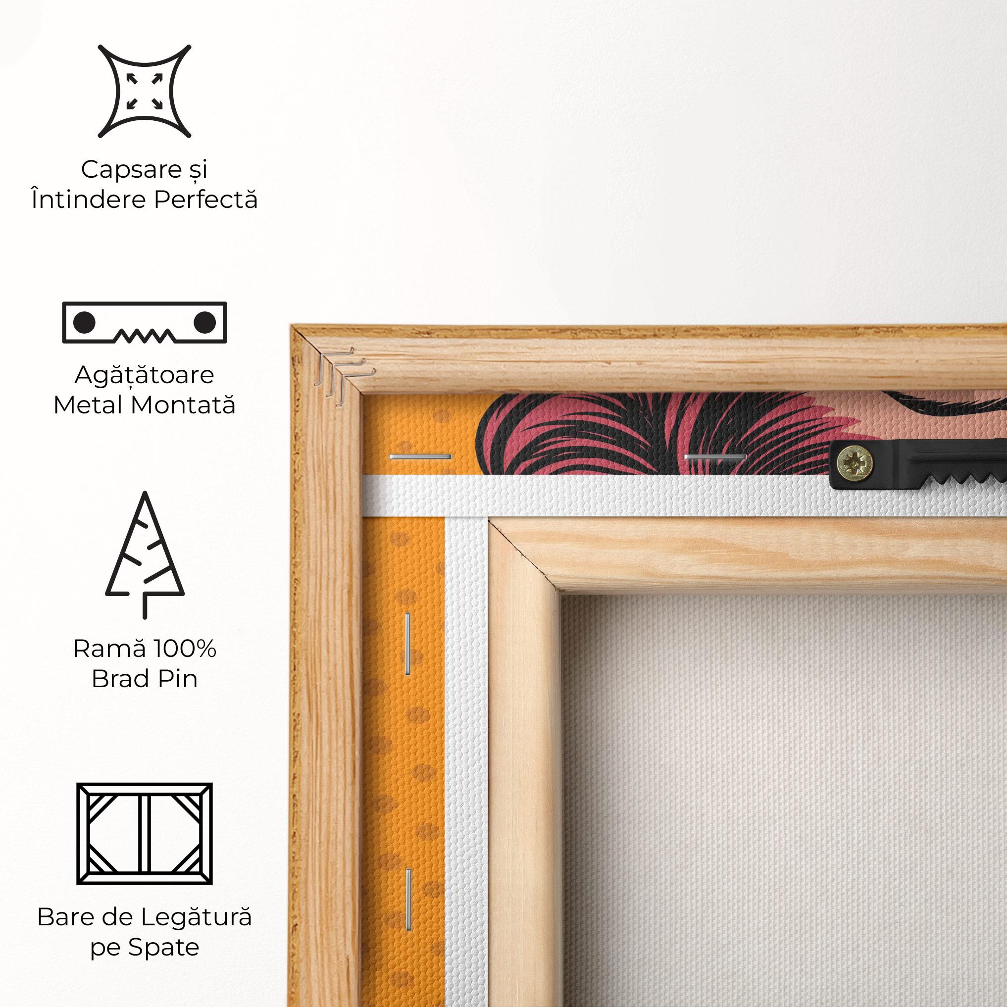 Tablou Canvas Pop Comic Lady mockup 5