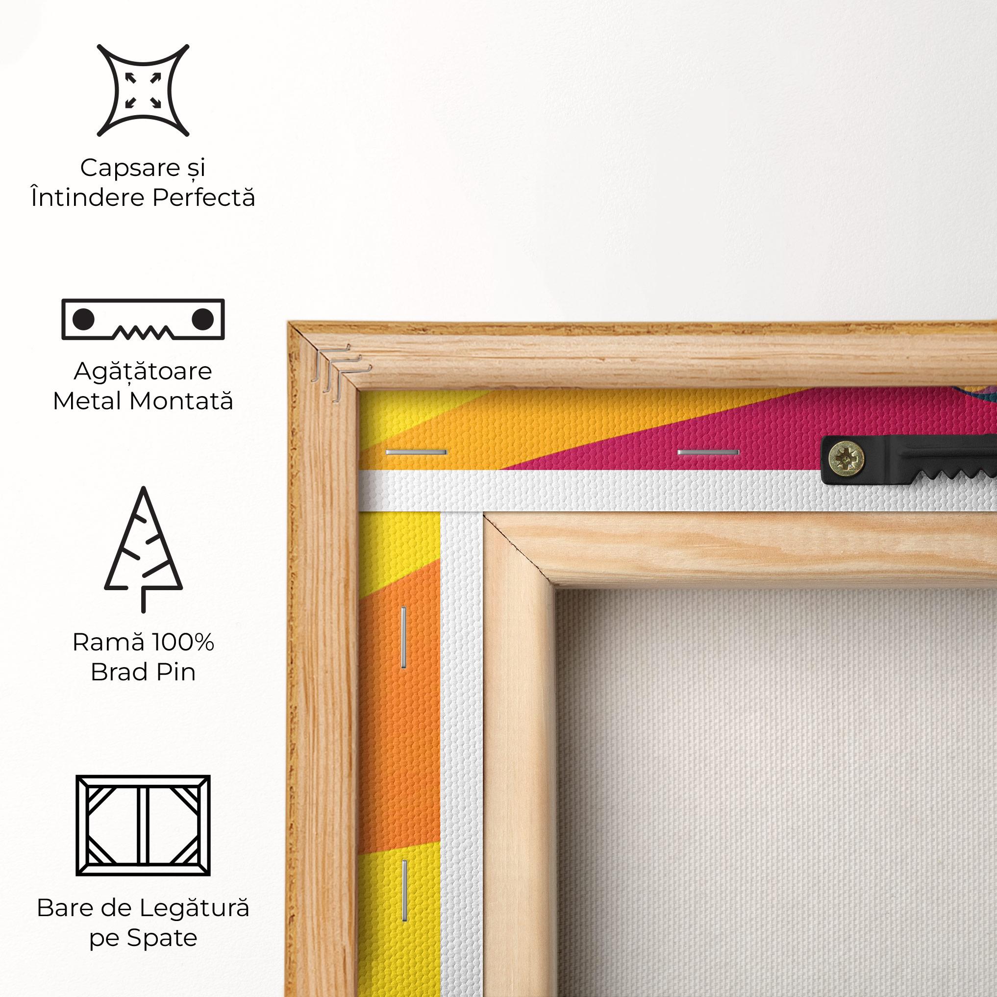 Tablou Canvas Pop Female Color mockup 5