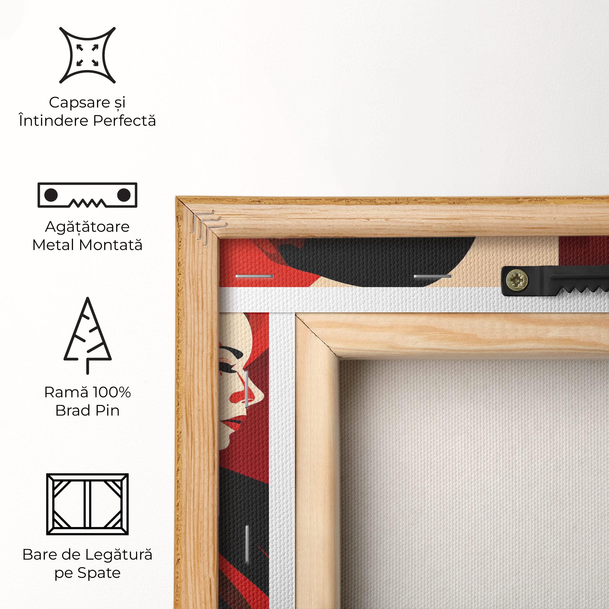 Tablou Canvas Pop Outfit Lady mockup 5