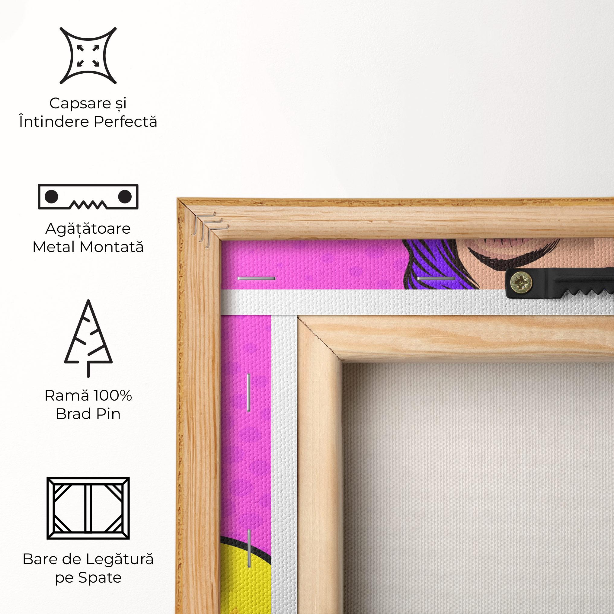 Tablou Canvas Surprised Pop Woman mockup 5