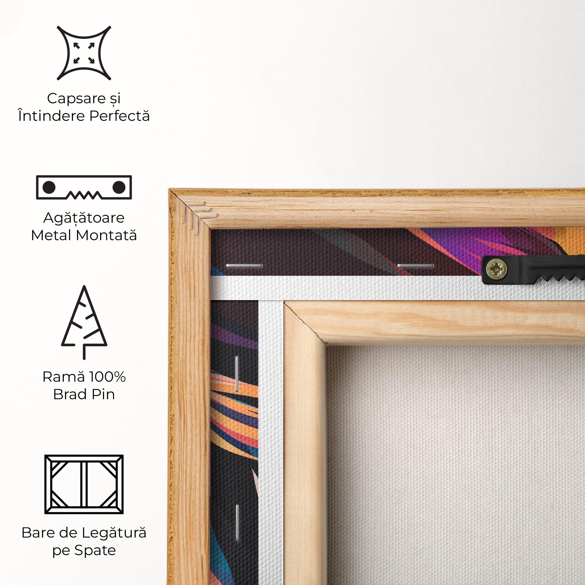 Tablou Canvas Worm Pop Light mockup 5