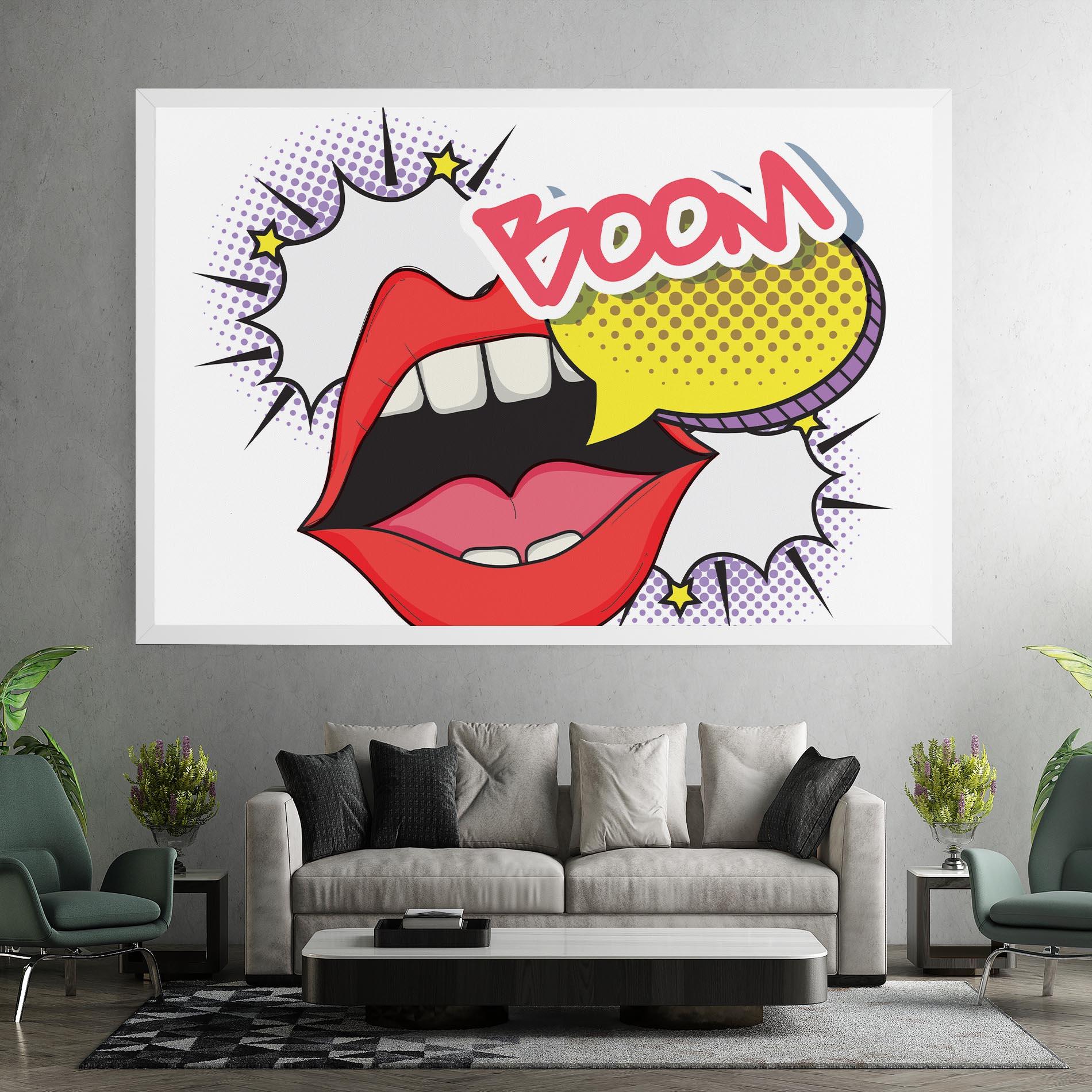 Tablou Canvas Boom Pop Art mockup 7