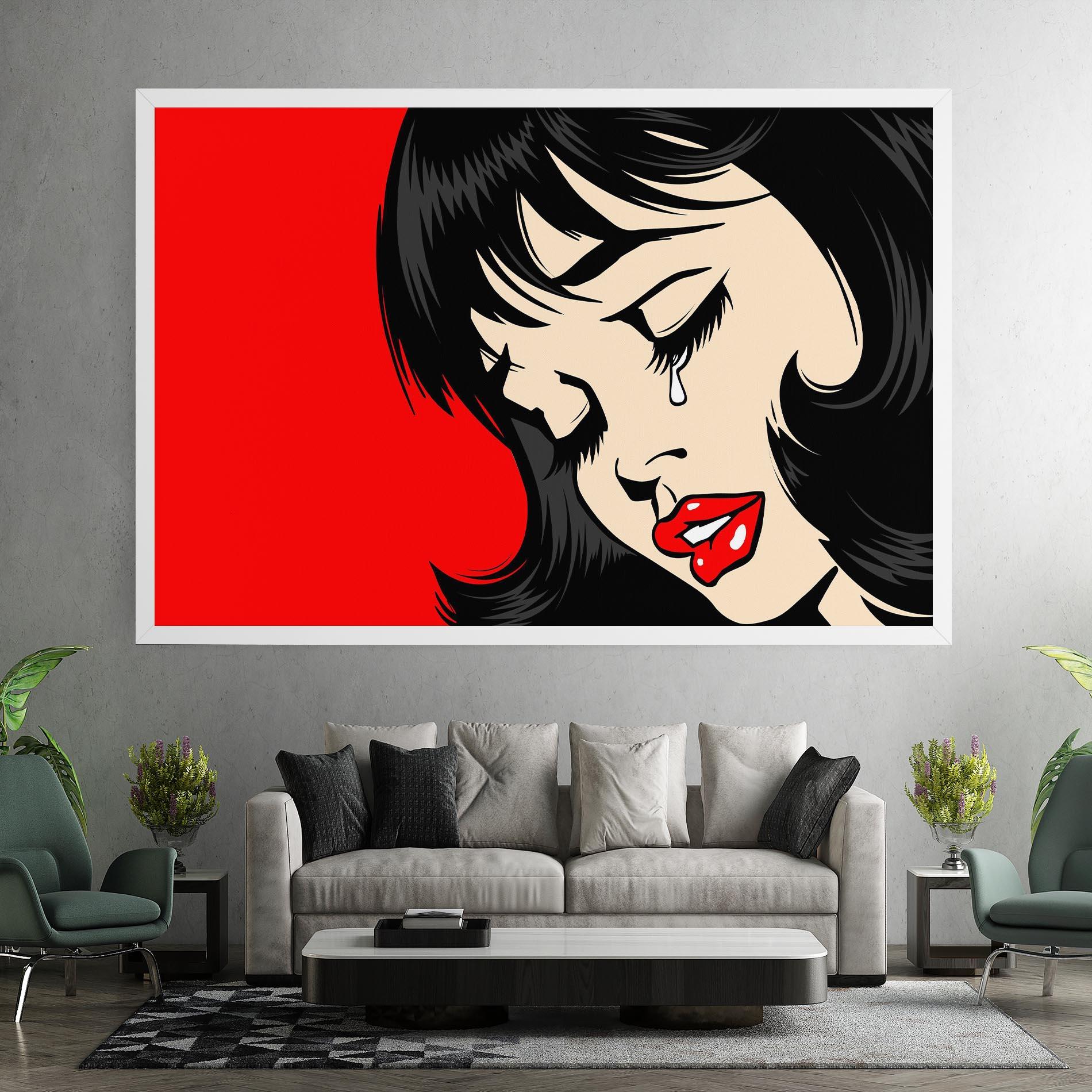 Tablou Canvas Pop Crying mockup 7