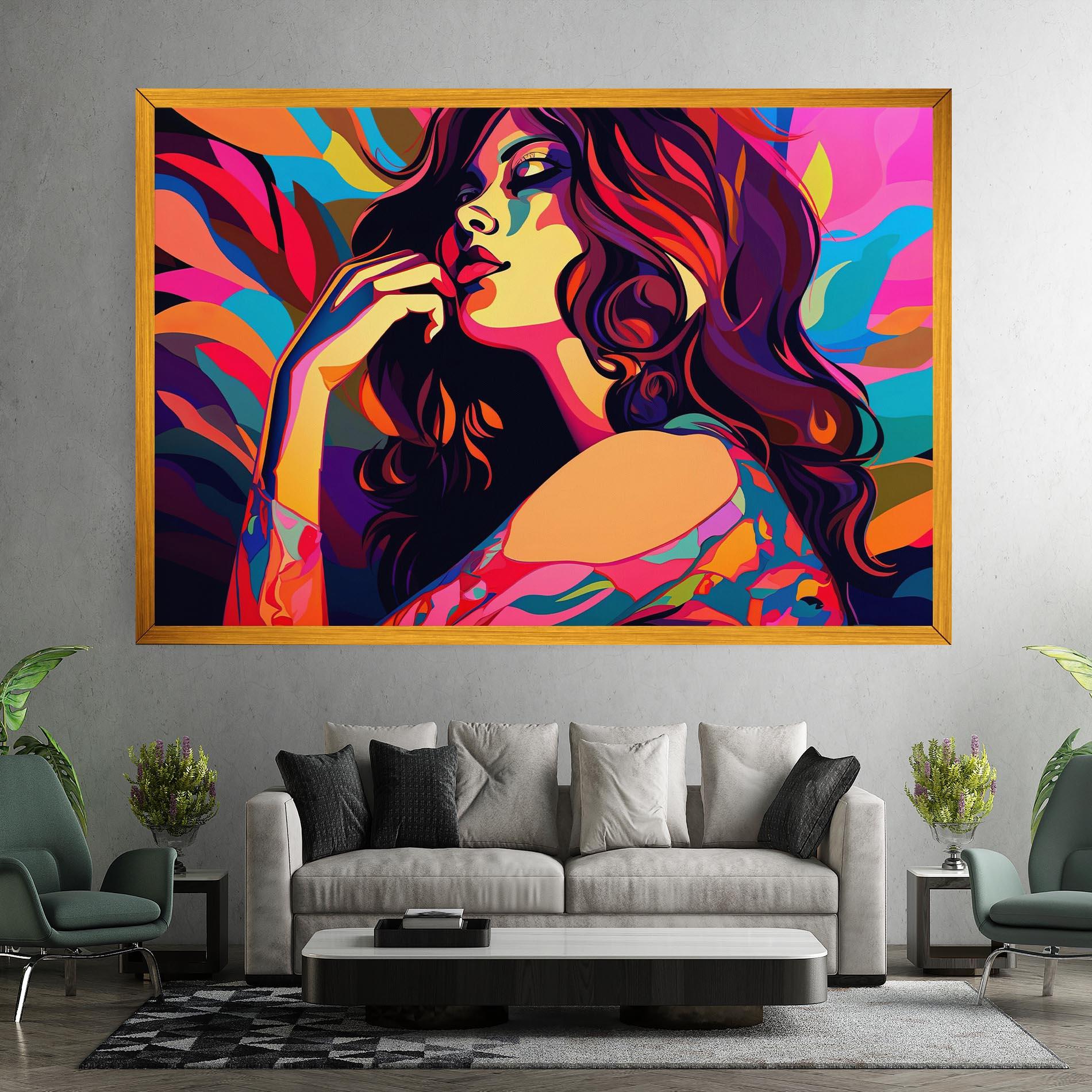 Tablou Canvas Pop Color Mix mockup 7