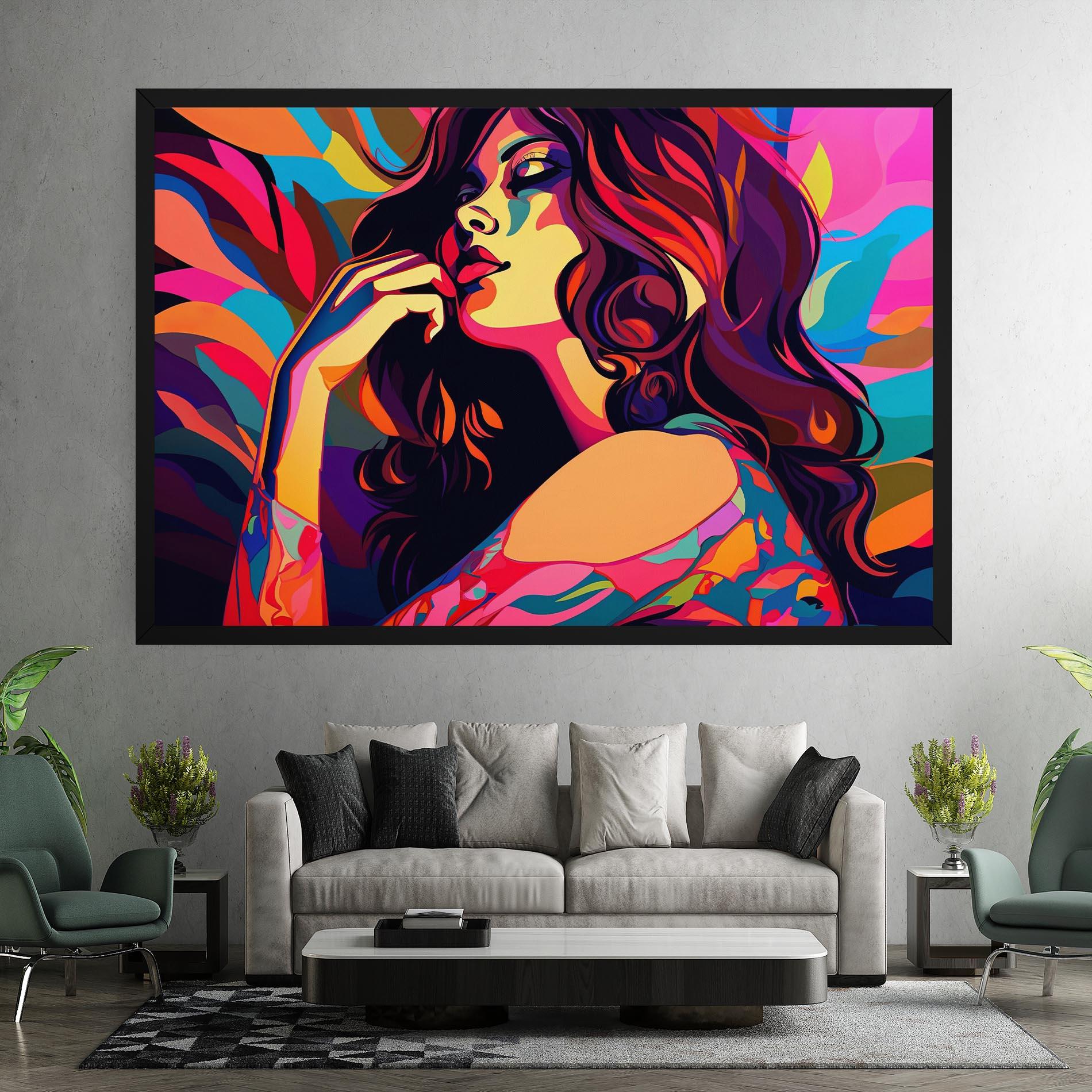 Tablou Canvas Pop Color Mix mockup 7