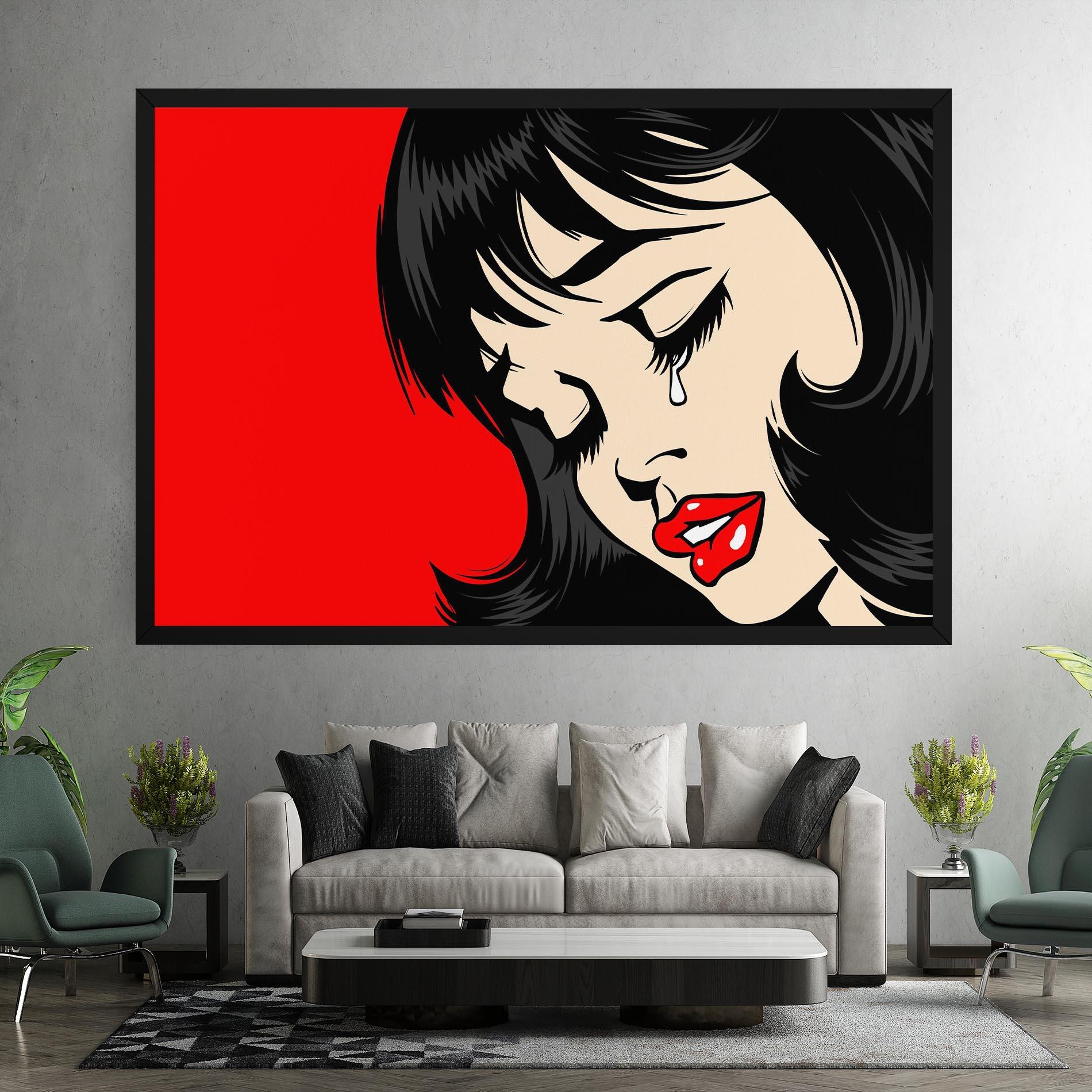 Tablou Canvas Pop Crying mockup 7