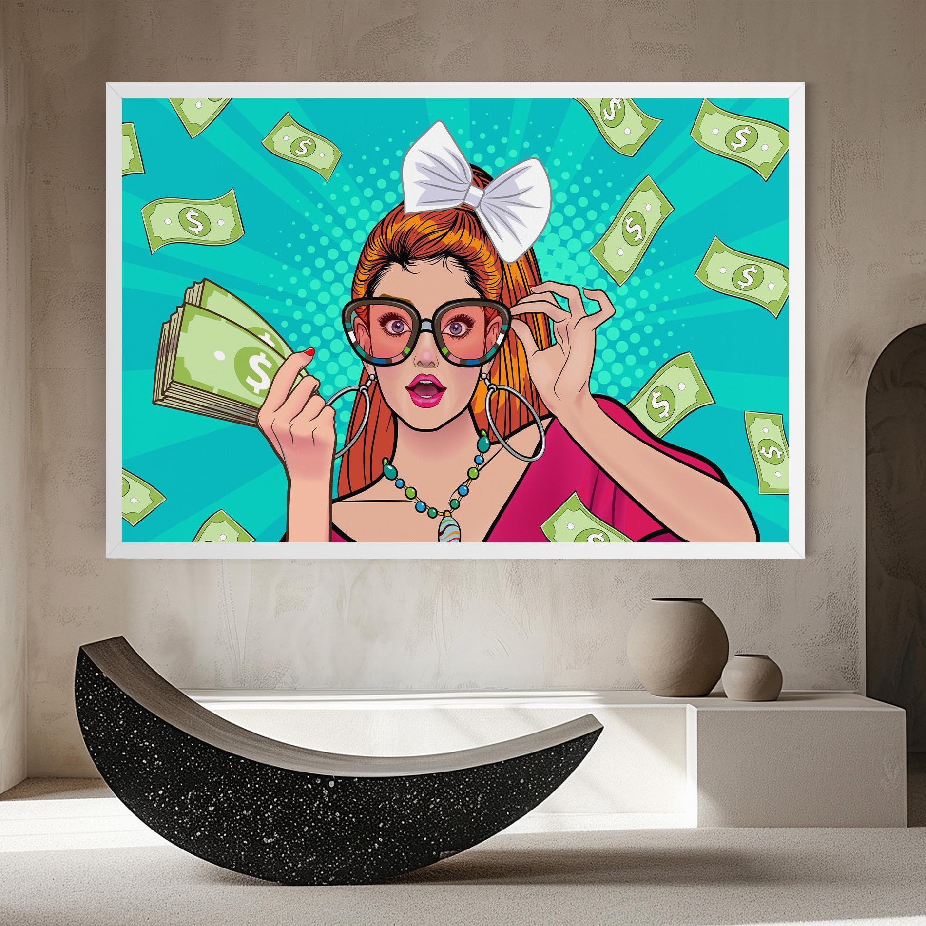 Tablou Canvas Money Pop Art mockup 8