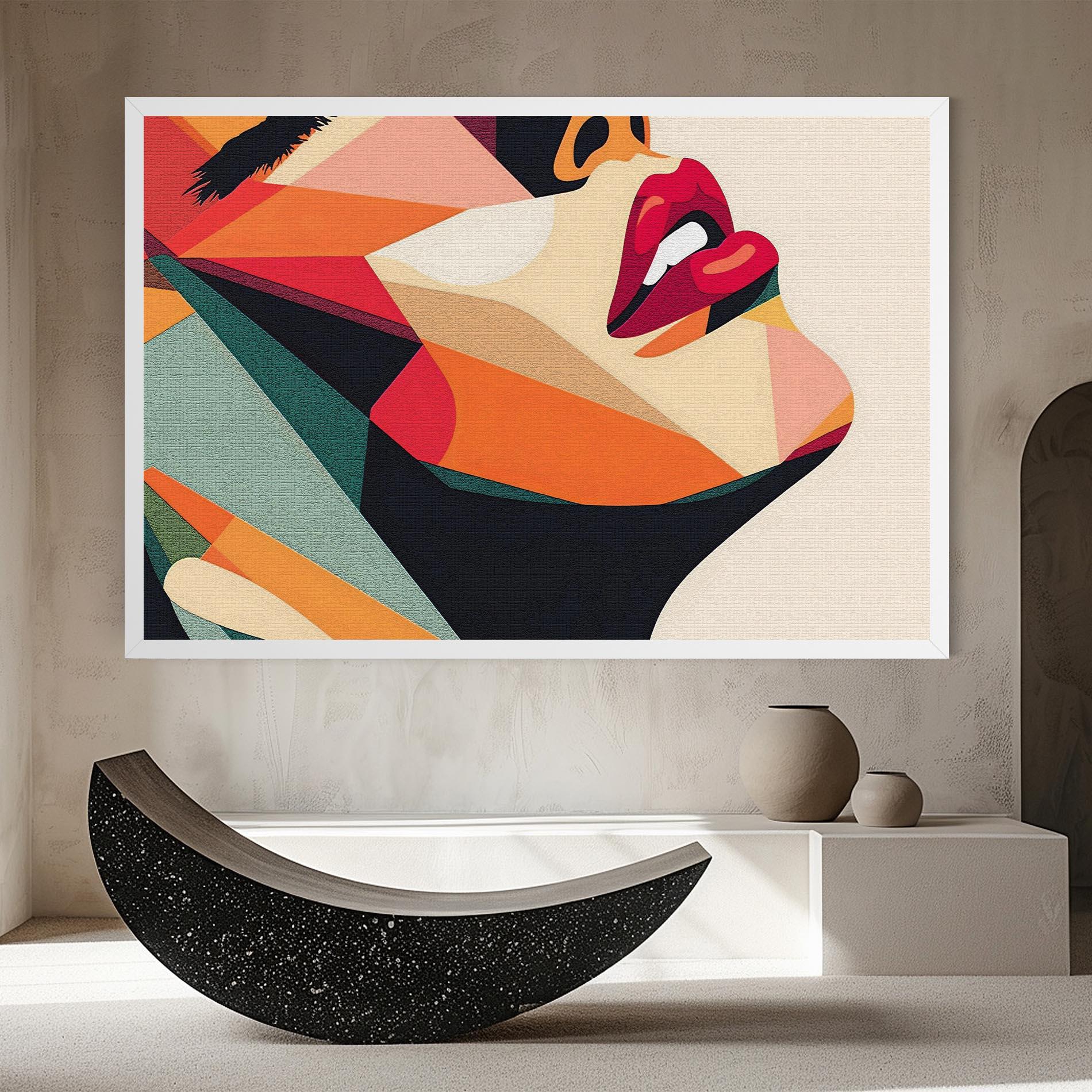 Tablou Canvas Pop Art Lips mockup 8