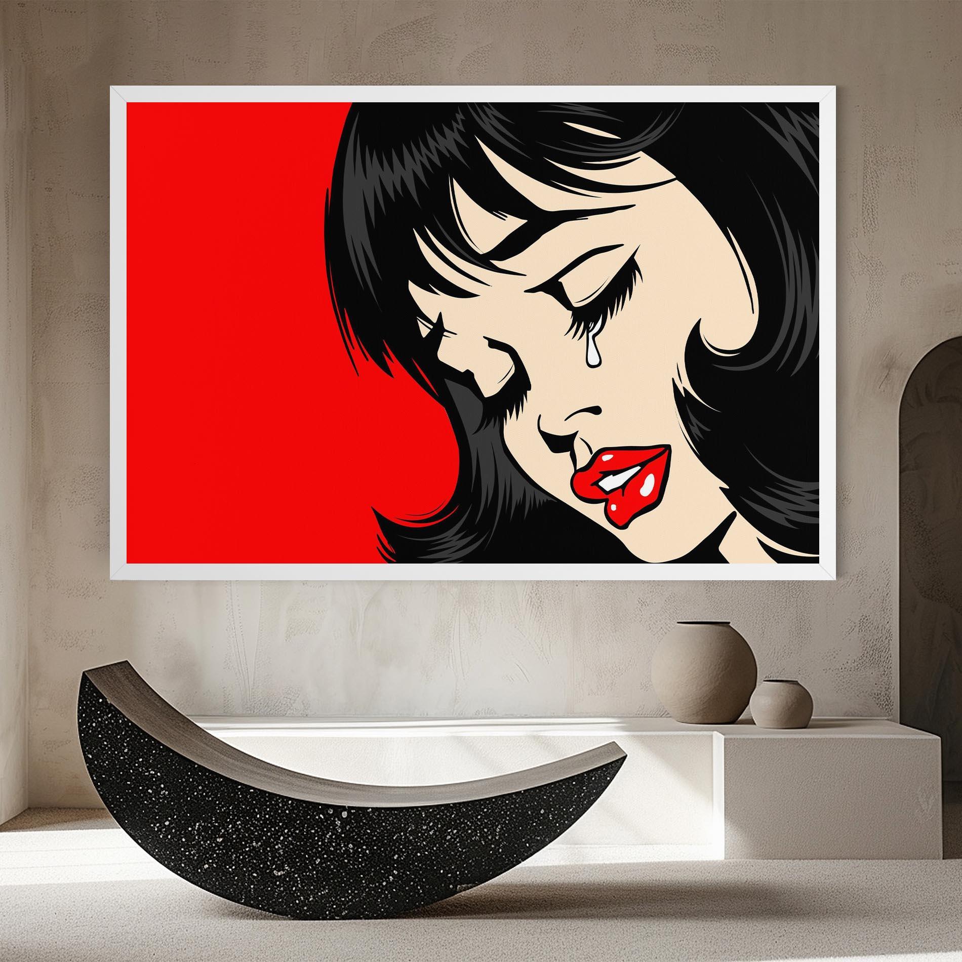 Tablou Canvas Pop Crying mockup 8