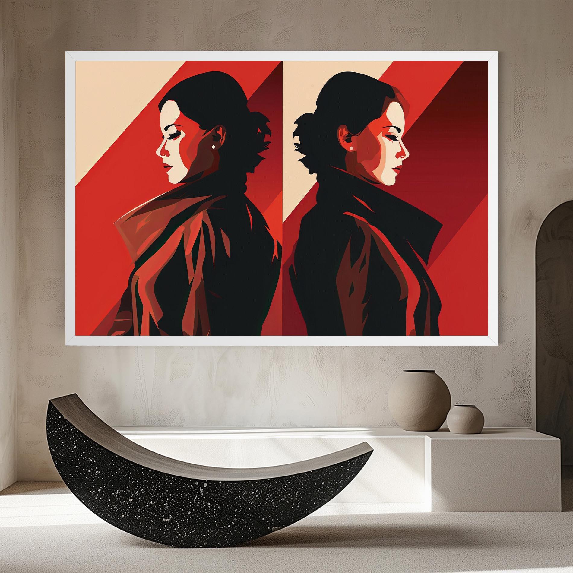 Tablou Canvas Pop Outfit Lady mockup 8