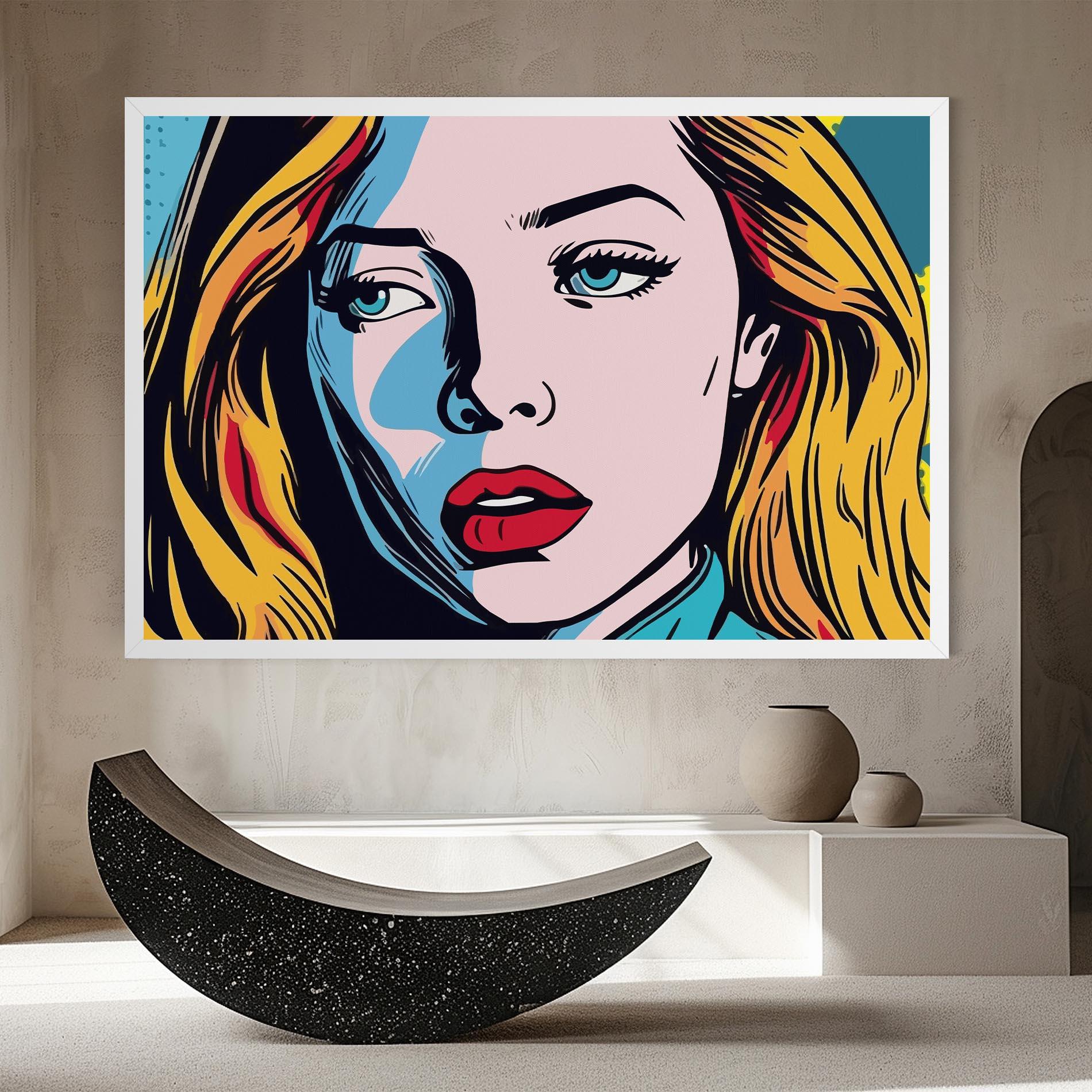 Tablou Canvas Pop Woman Art mockup 8