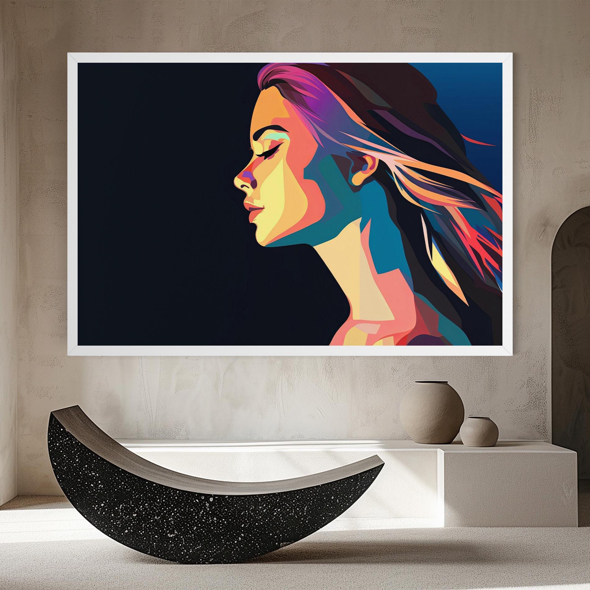 Tablou Canvas Worm Pop Light mockup 8