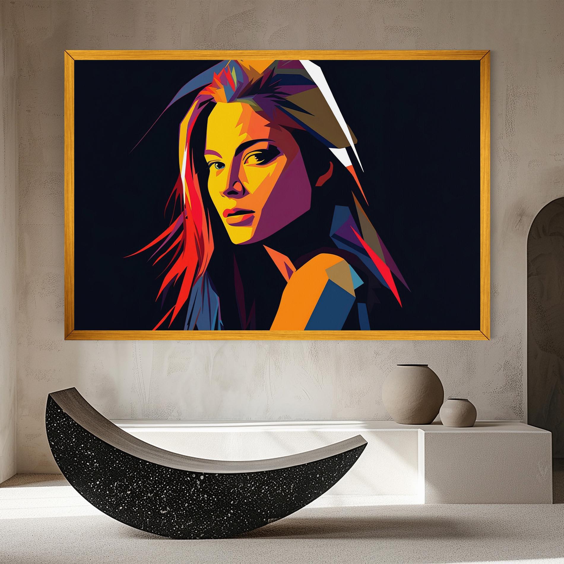 Tablou Canvas Orange Pop Light mockup 8