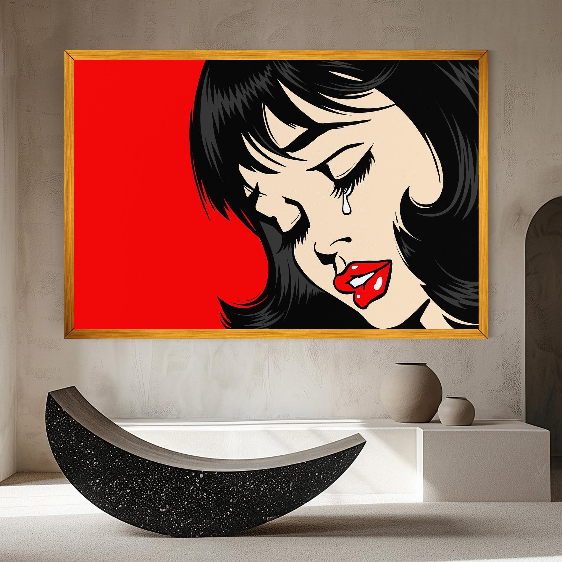 Tablou Canvas Pop Crying mockup 8