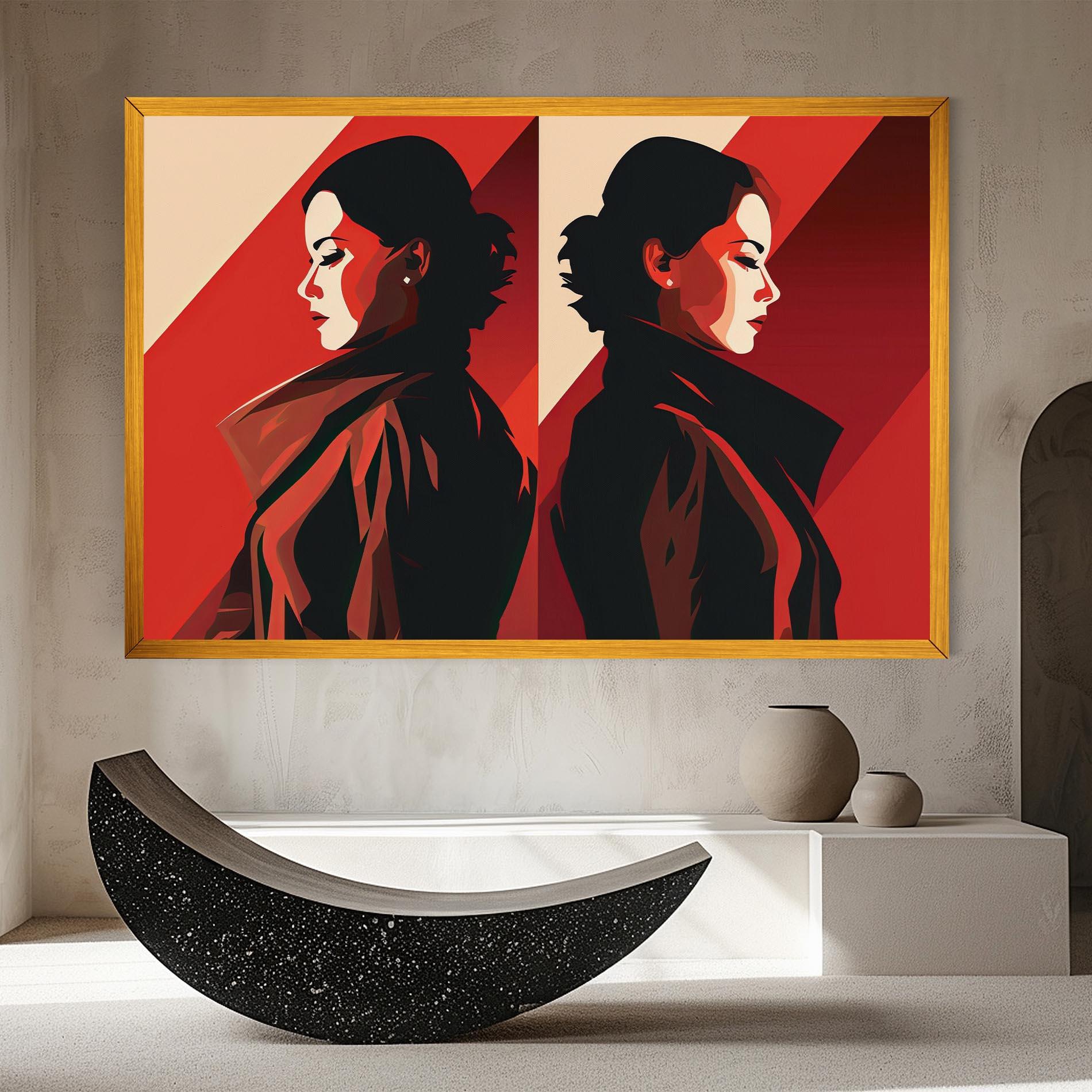 Tablou Canvas Pop Outfit Lady mockup 8