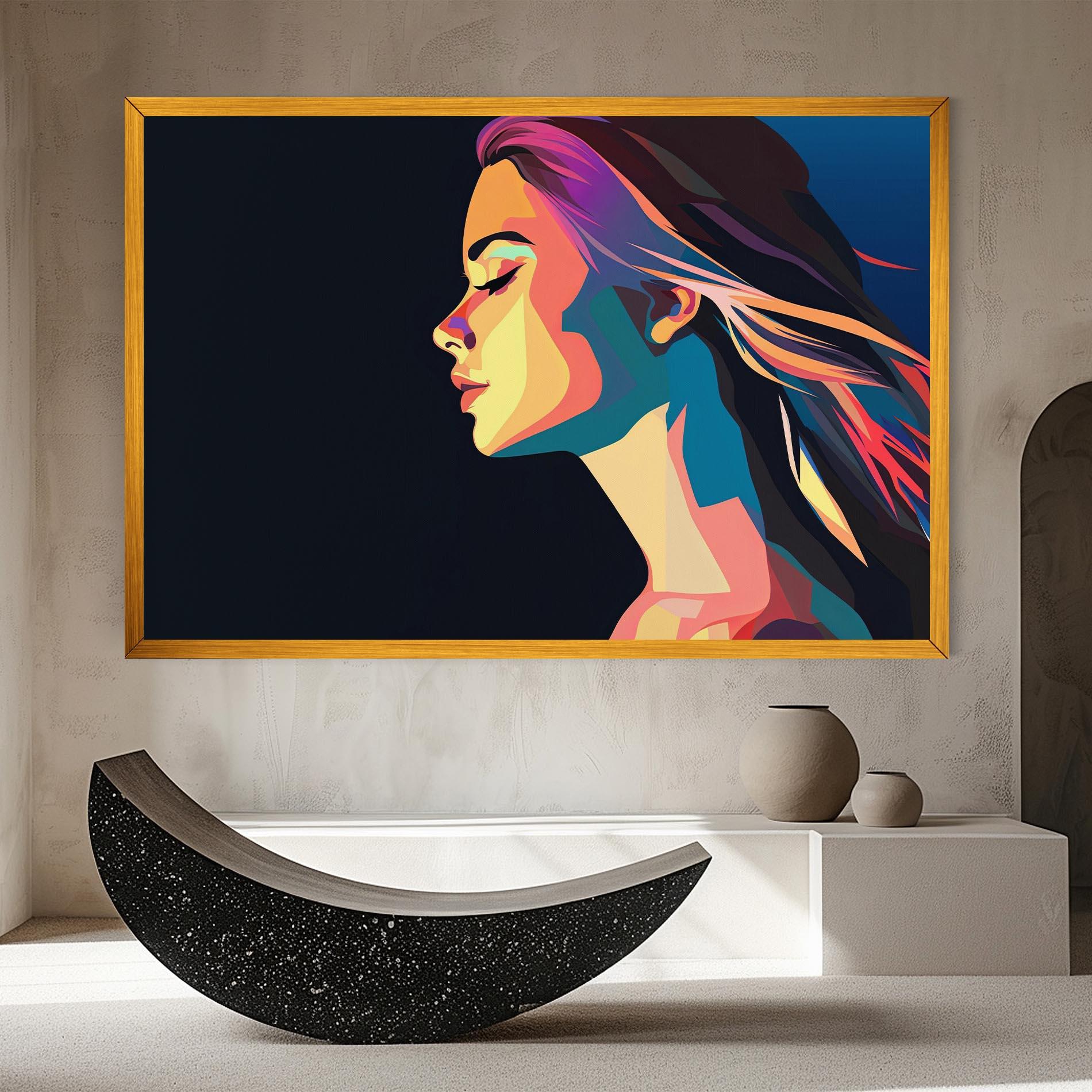 Tablou Canvas Worm Pop Light mockup 8