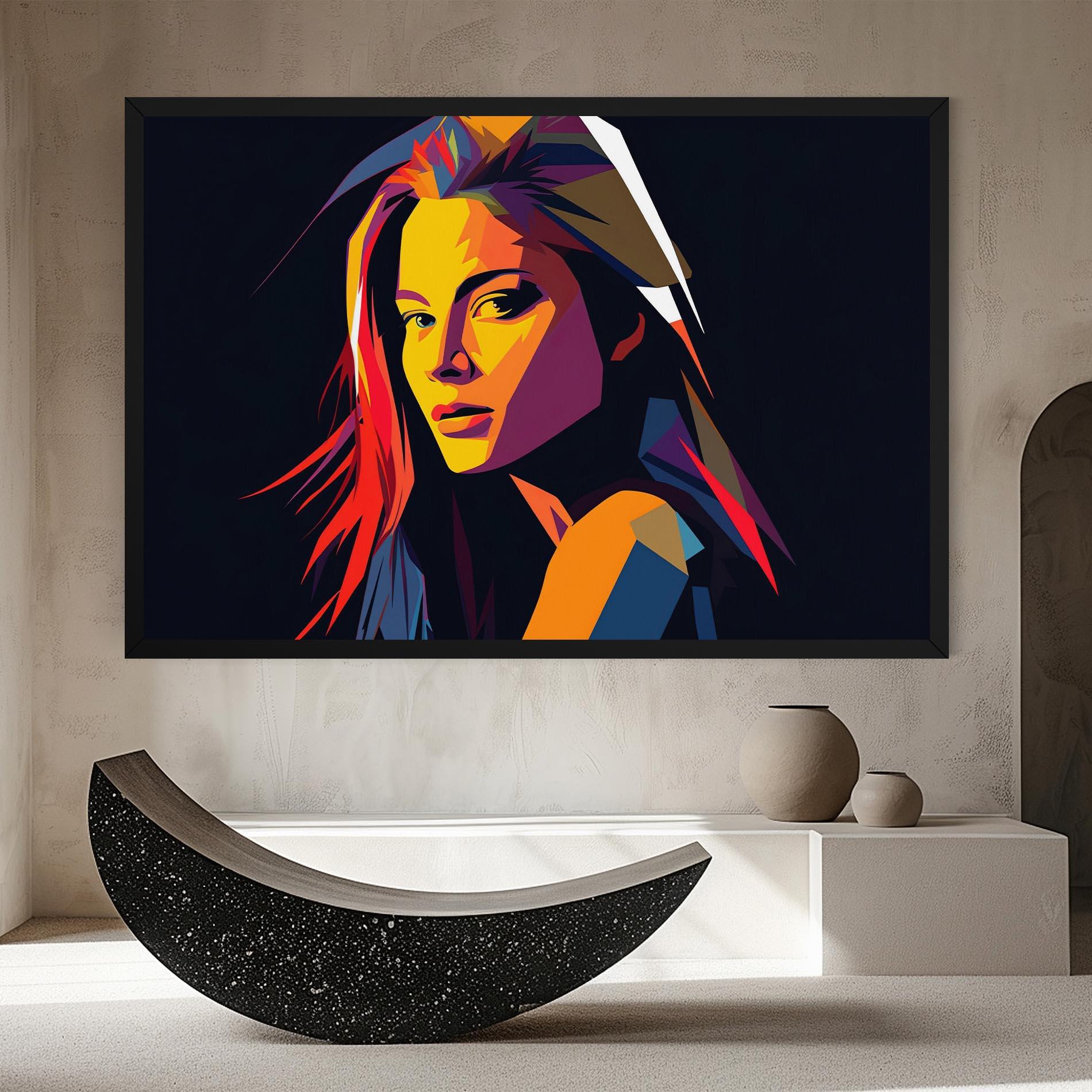 Tablou Canvas Orange Pop Light mockup 8