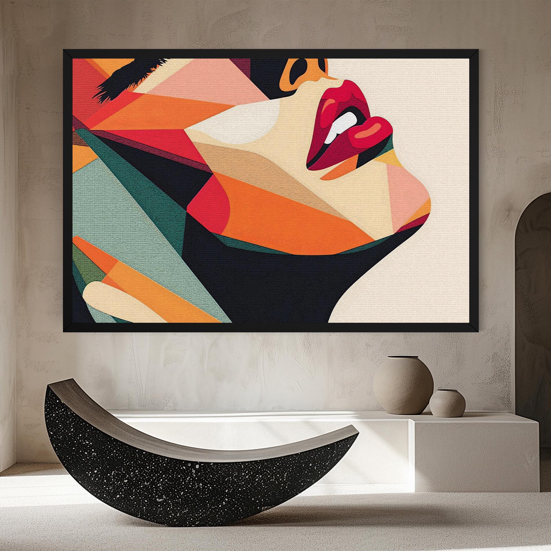 Tablou Canvas Pop Art Lips mockup 8