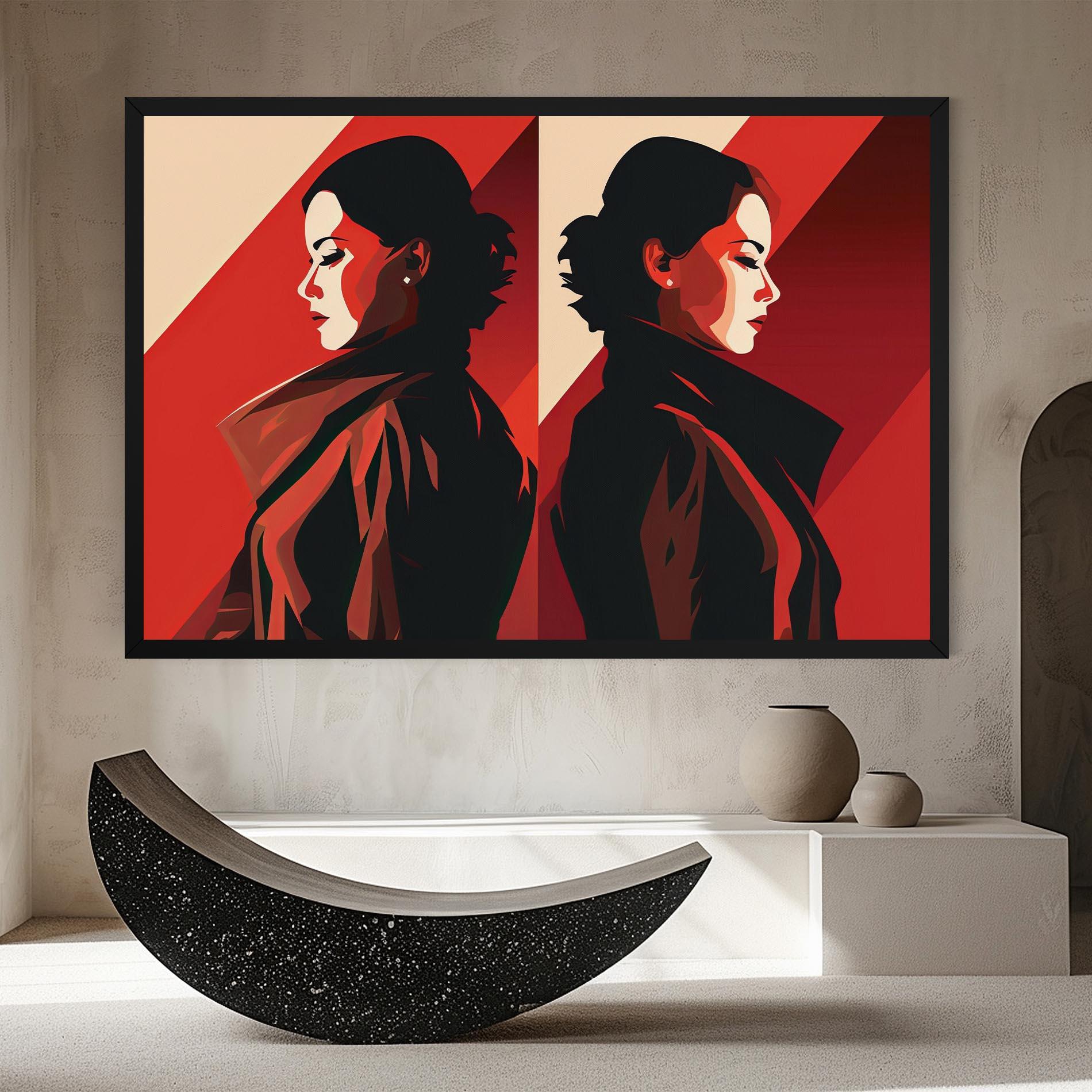 Tablou Canvas Pop Outfit Lady mockup 8