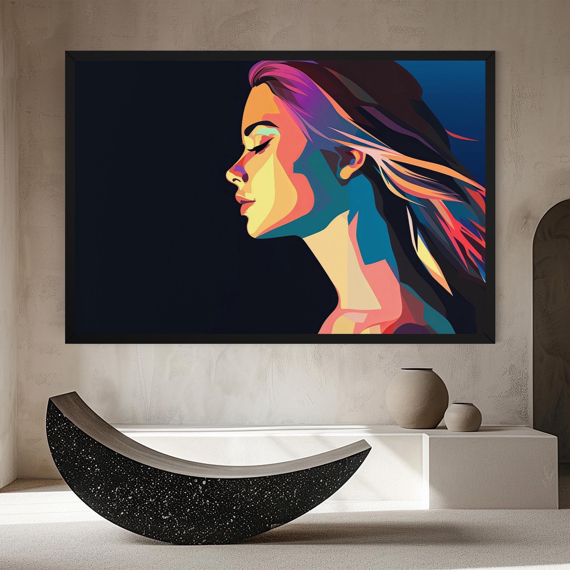 Tablou Canvas Worm Pop Light mockup 8