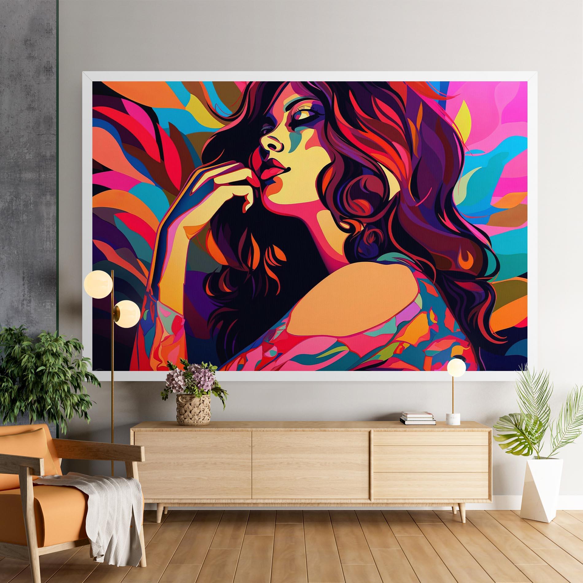 Tablou Canvas Pop Color Mix mockup 9