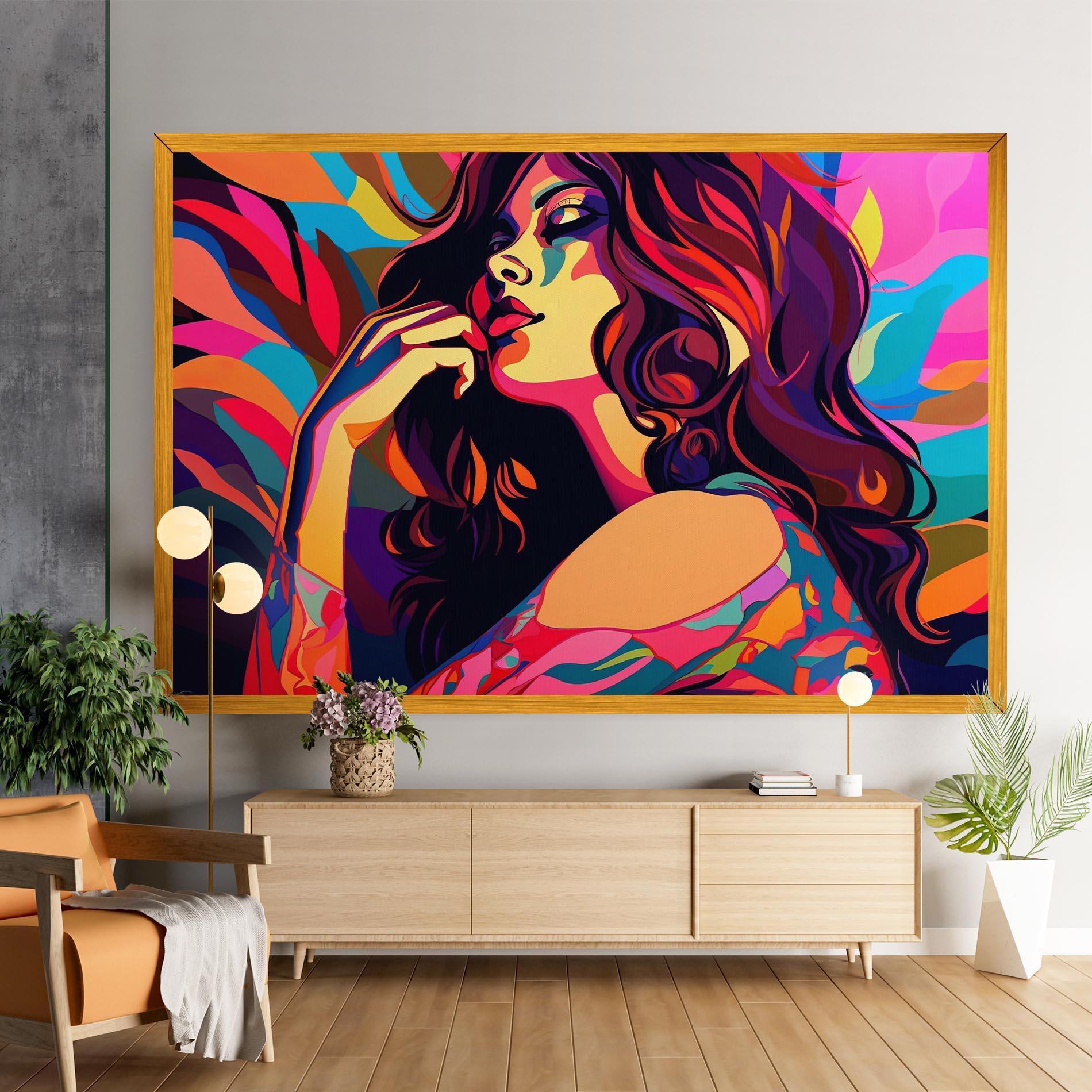 Tablou Canvas Pop Color Mix mockup 9