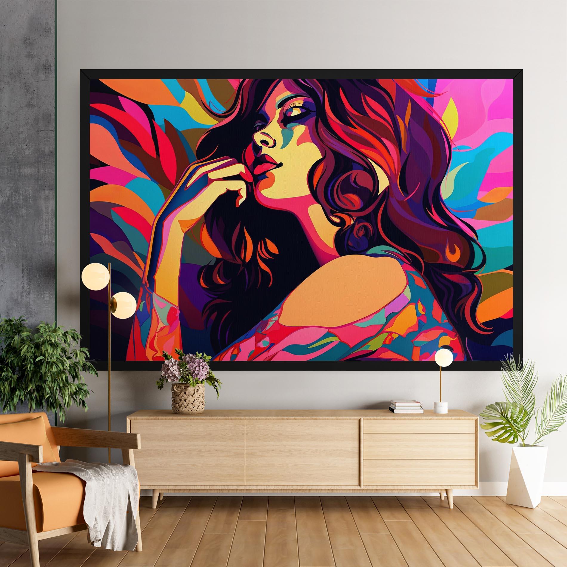 Tablou Canvas Pop Color Mix mockup 9