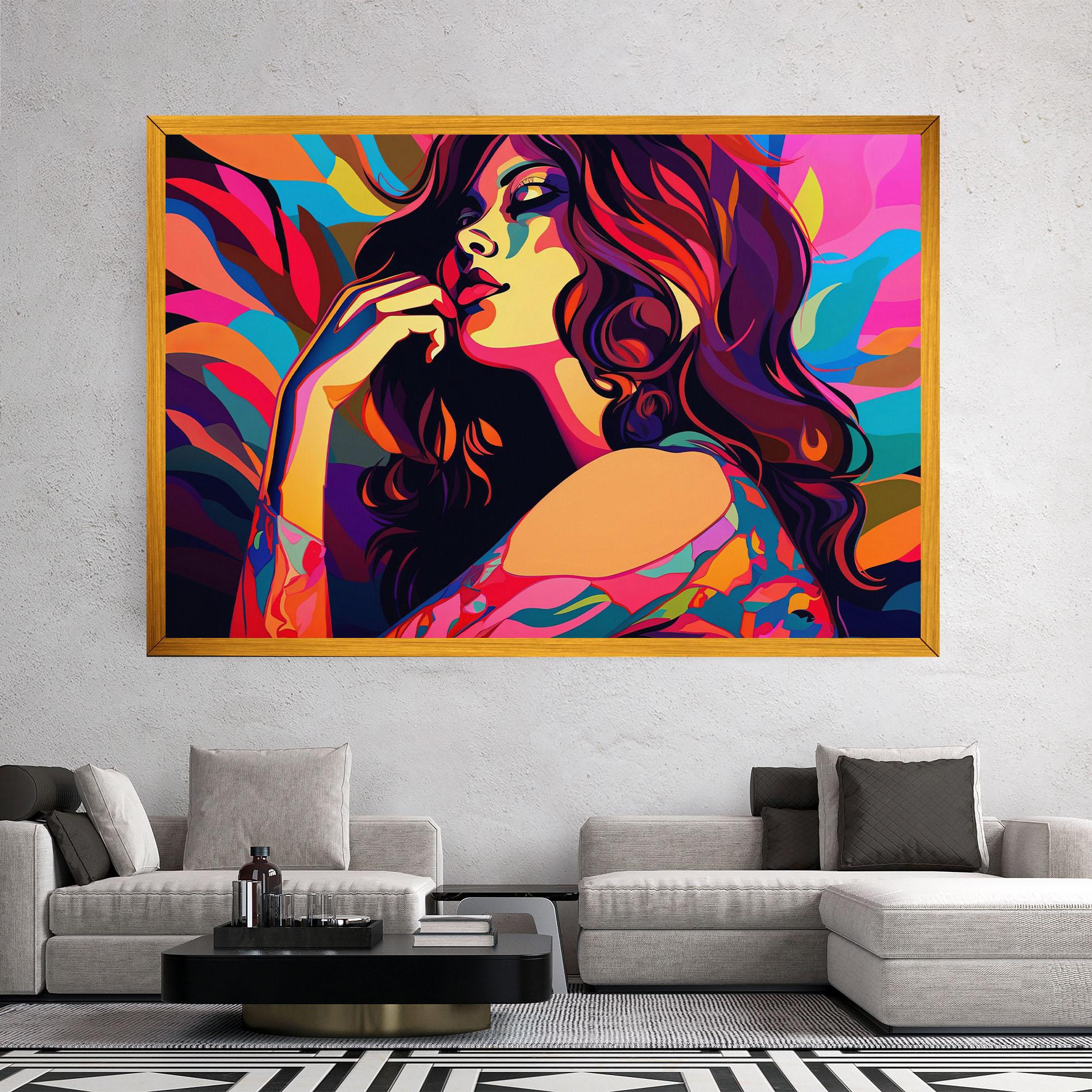 Tablou Canvas Pop Color Mix mockup 2