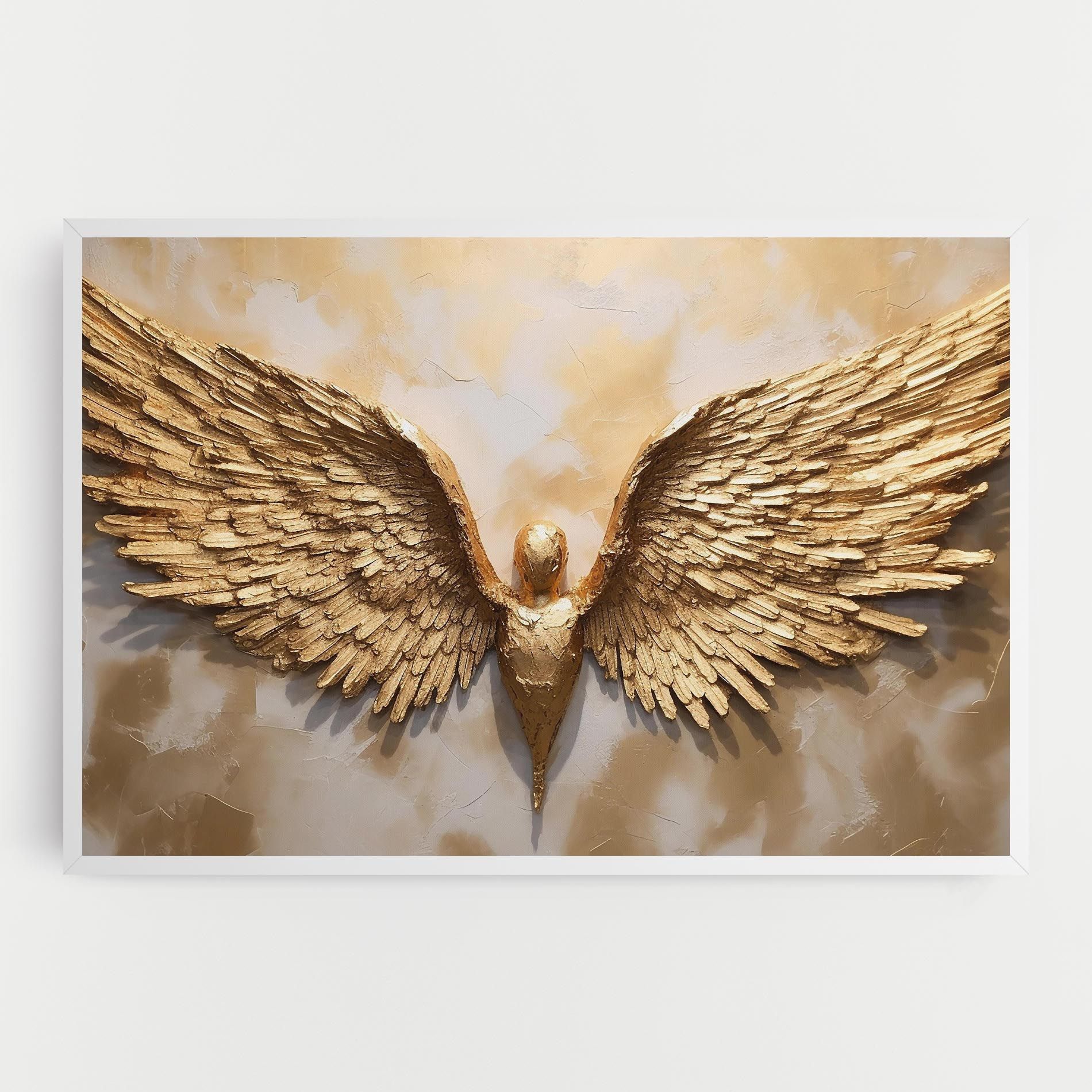 Beautiful Gold Wings mockup 0