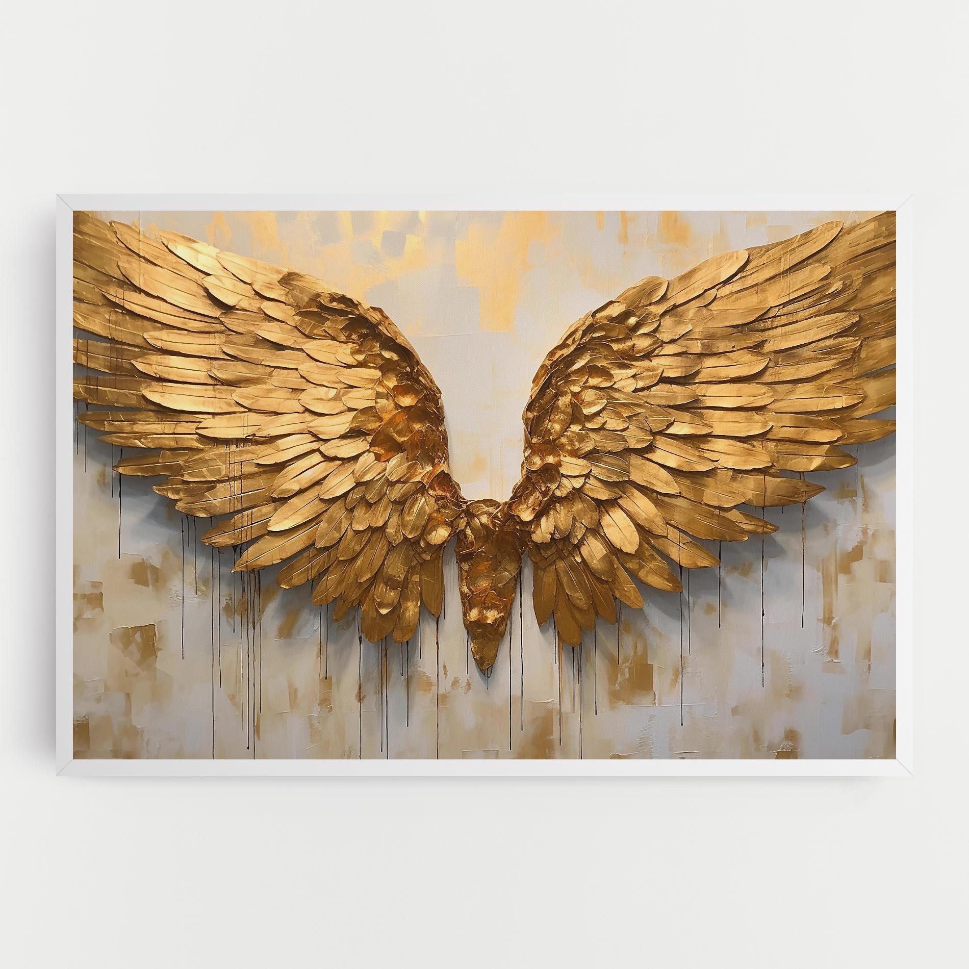 Tablou Canvas Golden Wings Art mockup 0