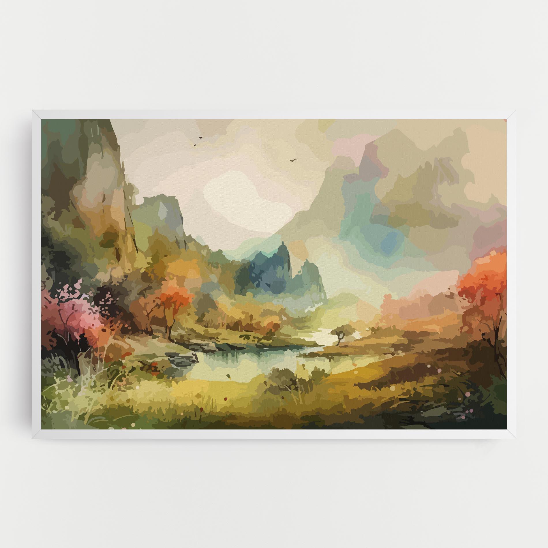Tablou Canvas Nature Painting mockup 0