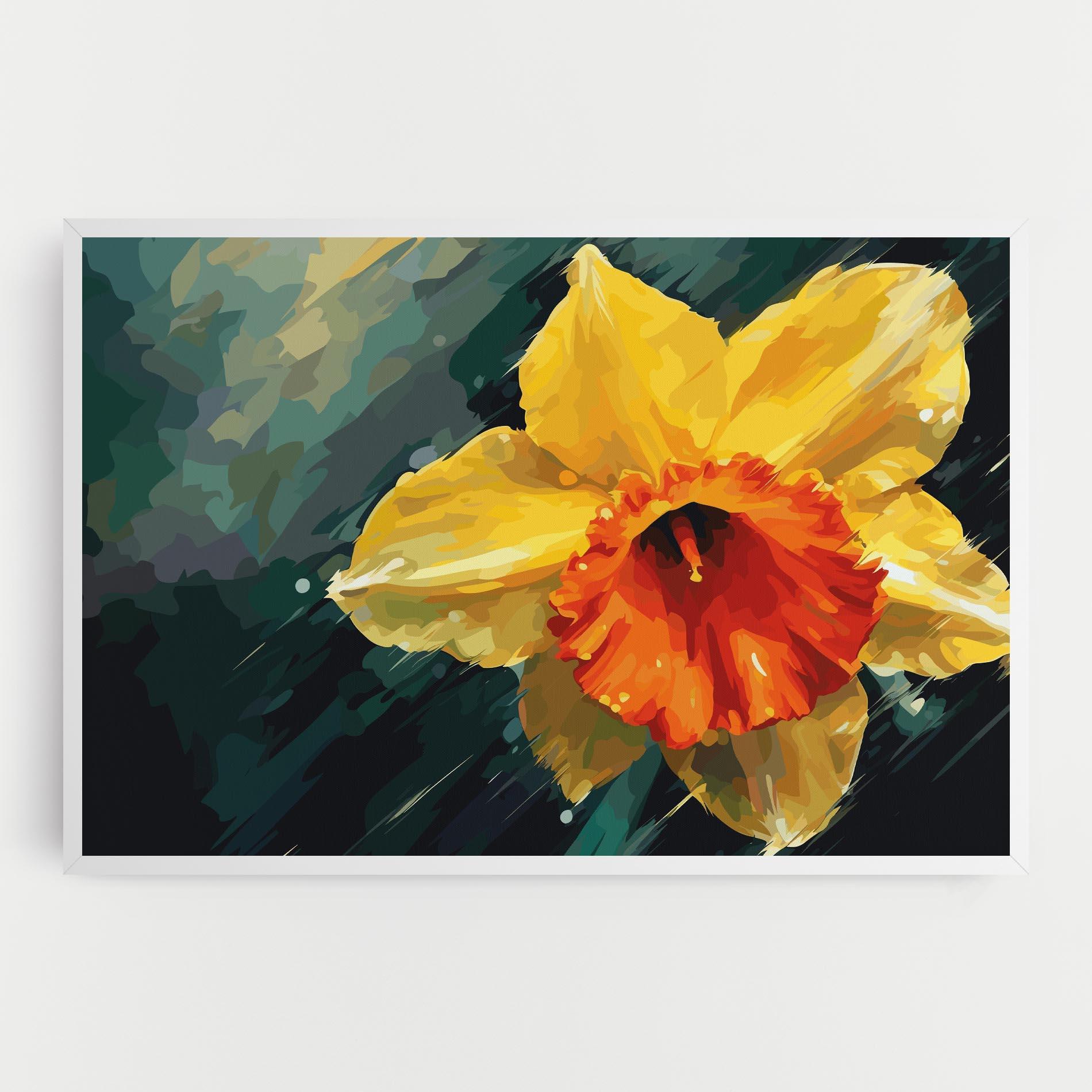 Tablou Canvas Yellow Flower Art mockup 0