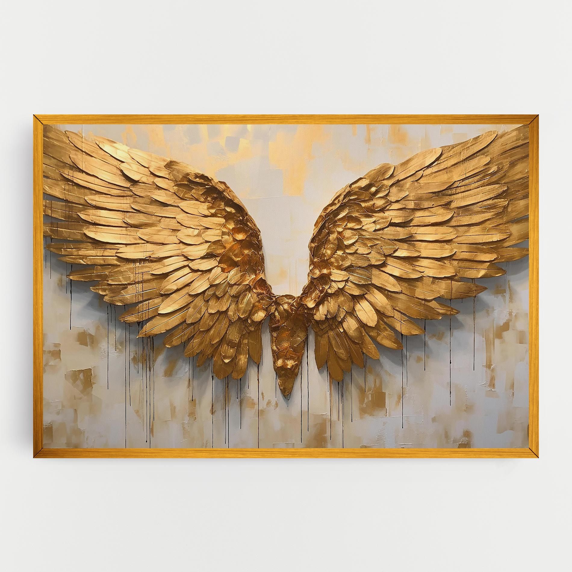 Golden Wings Art mockup 0