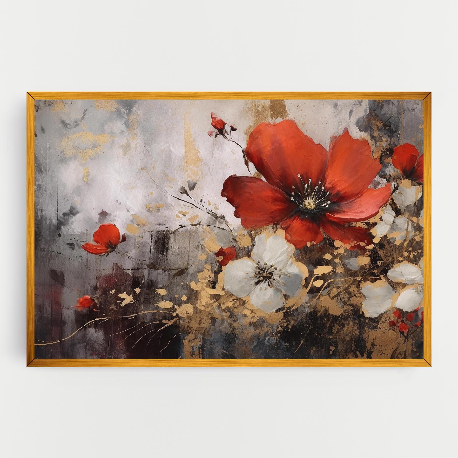 Red Poppy Painting mockup 0
