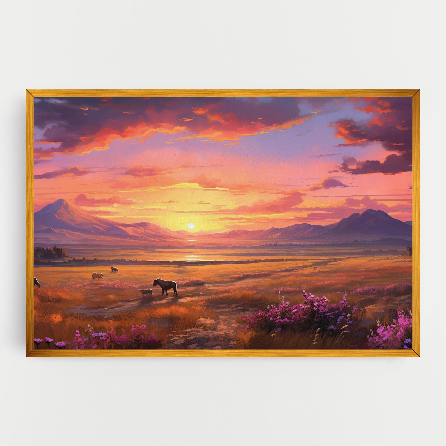 Wild Horses Art mockup 0