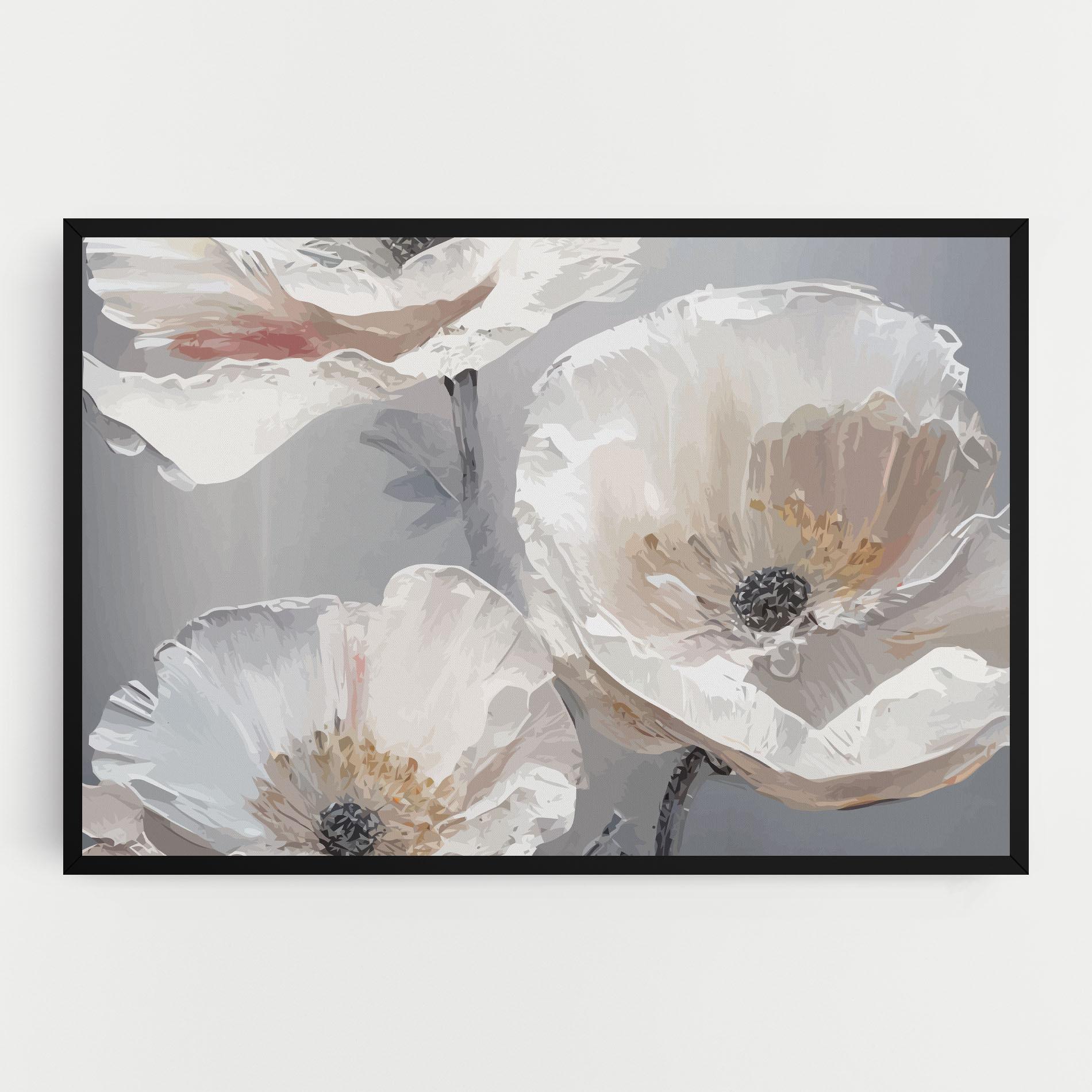 Tablou Canvas Cream Mix Flower mockup 0