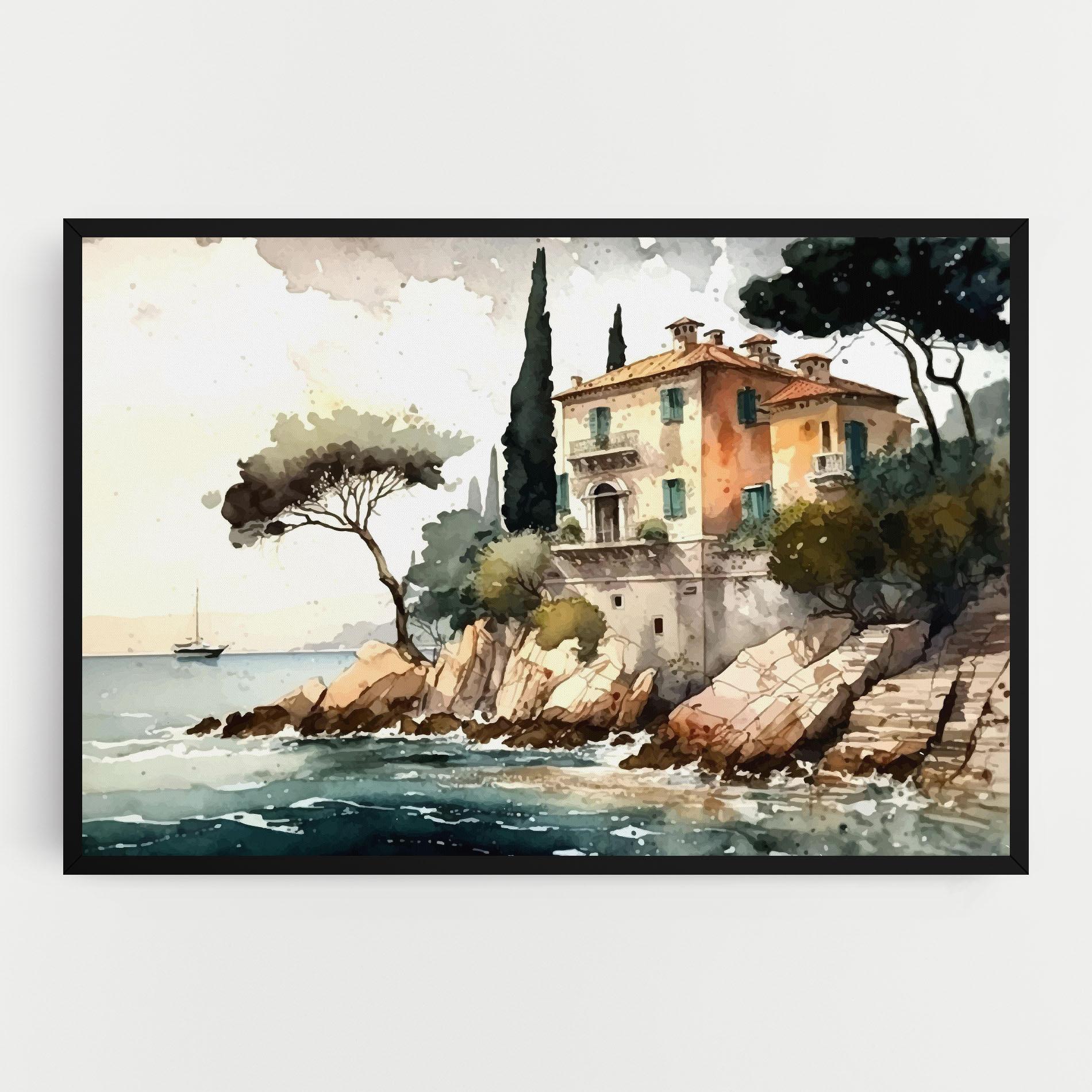 Tablou Canvas Stunning Painting mockup 0