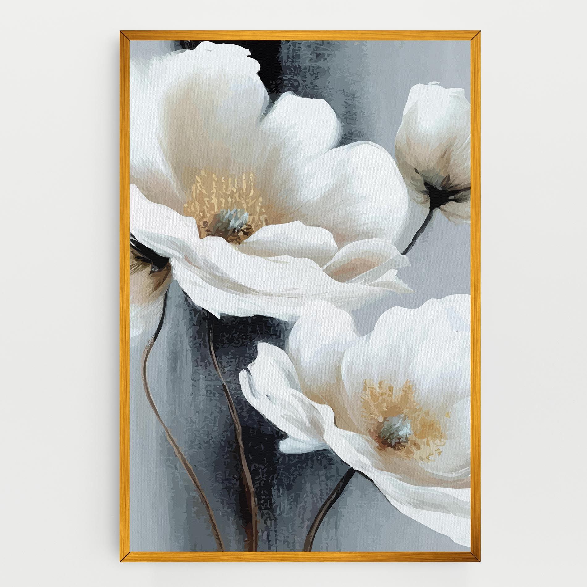 Paint Texture Flower mockup 0