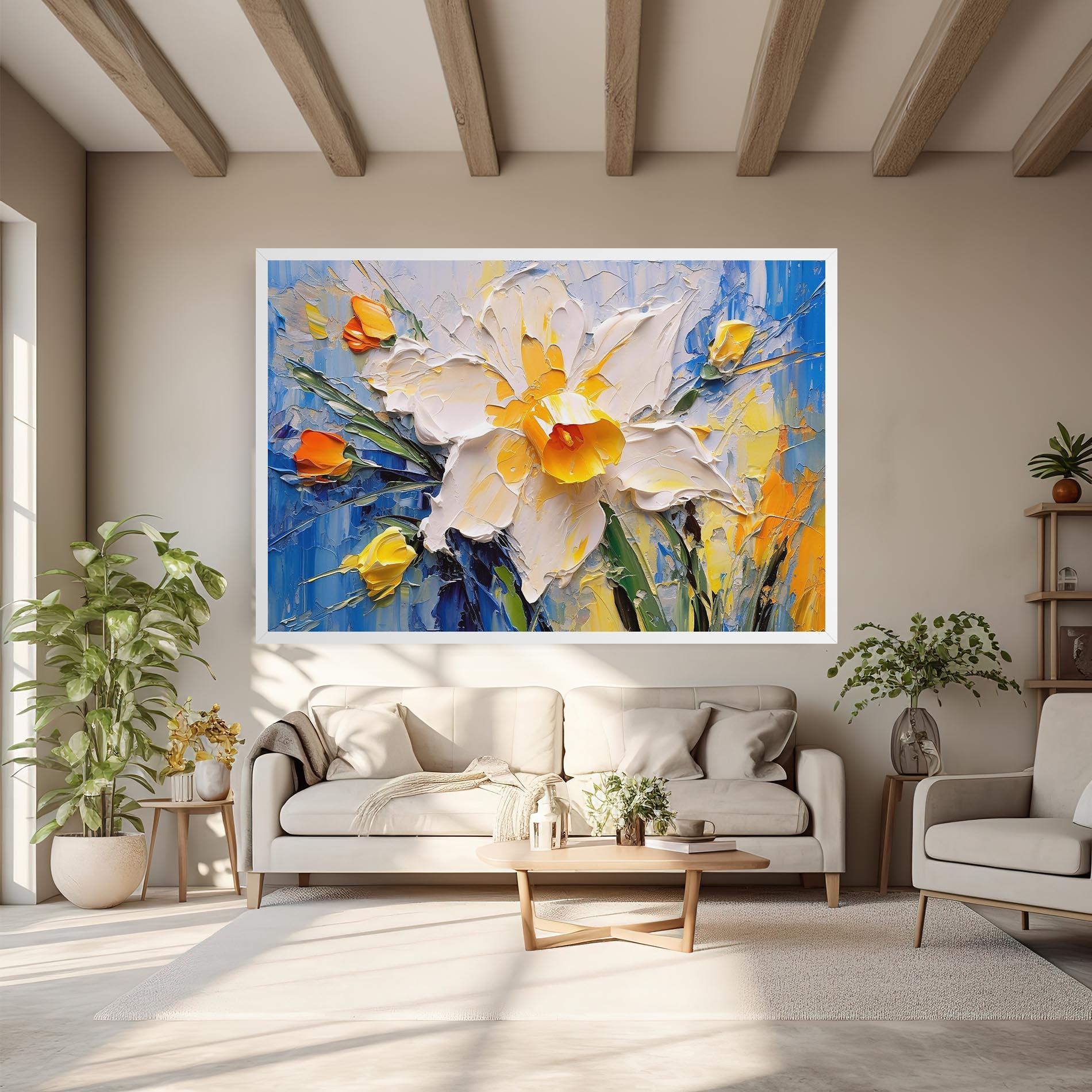 Tablou Canvas Abstract Flower Art mockup 6