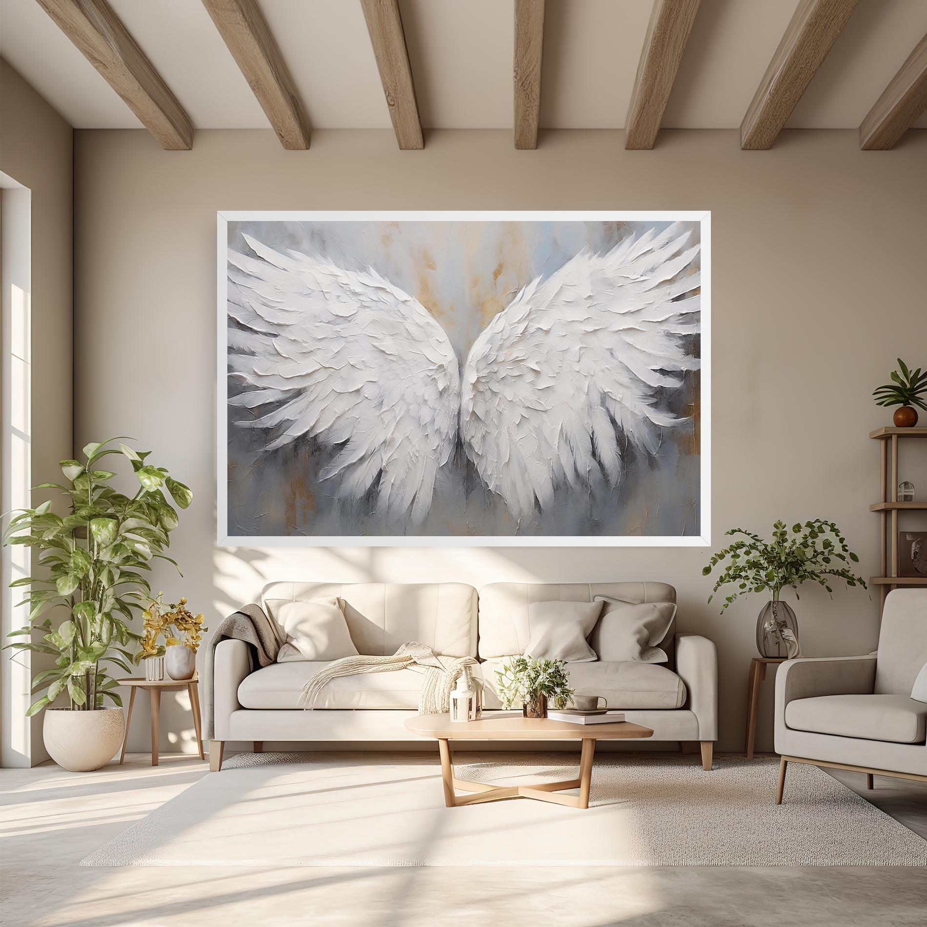 Tablou Canvas Pretty Angel Wings mockup 6
