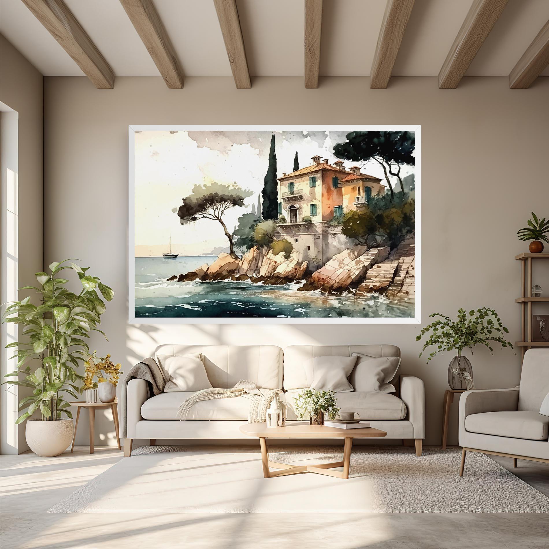 Tablou Canvas Stunning Painting mockup 6