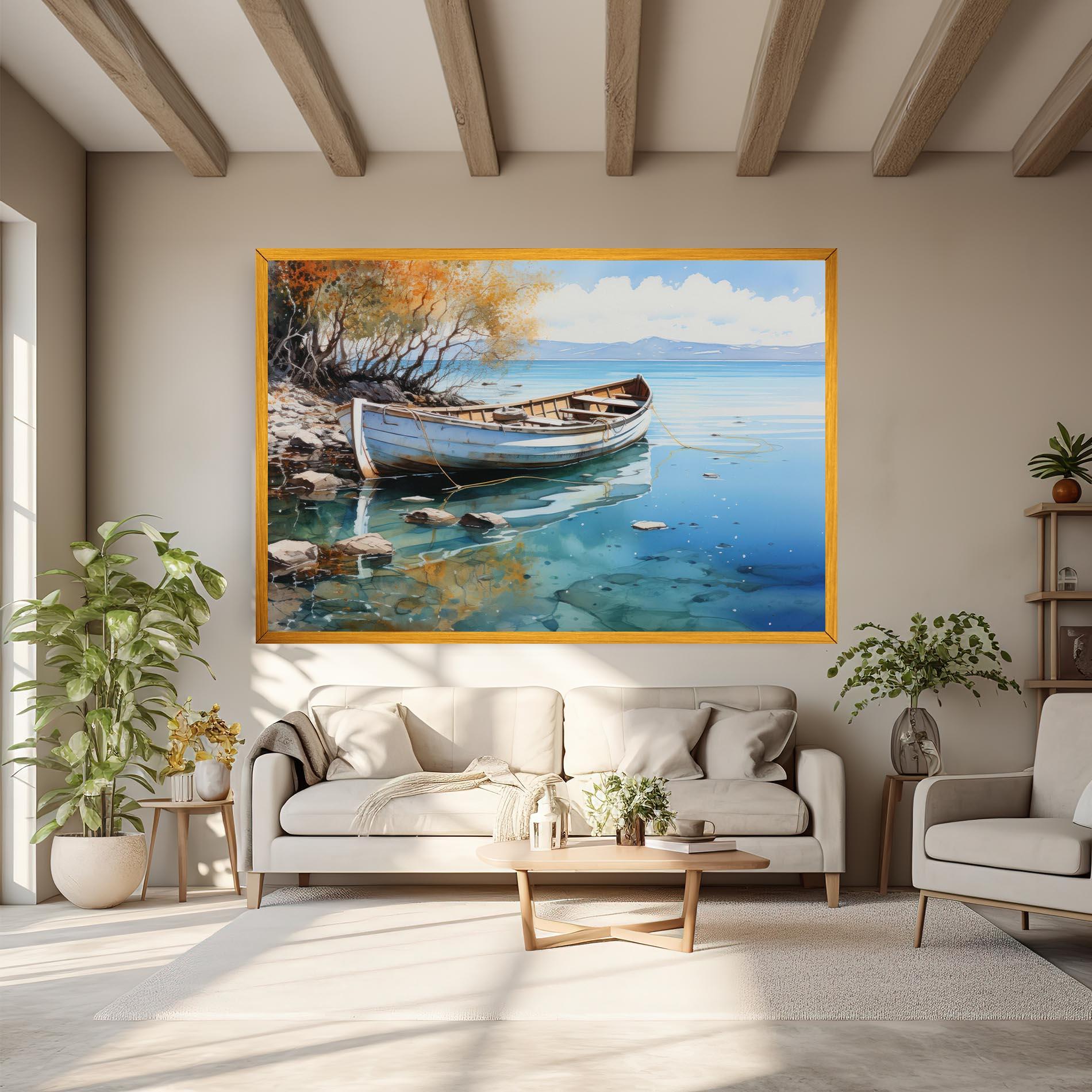 Tablou Canvas Sailing Boat mockup 6