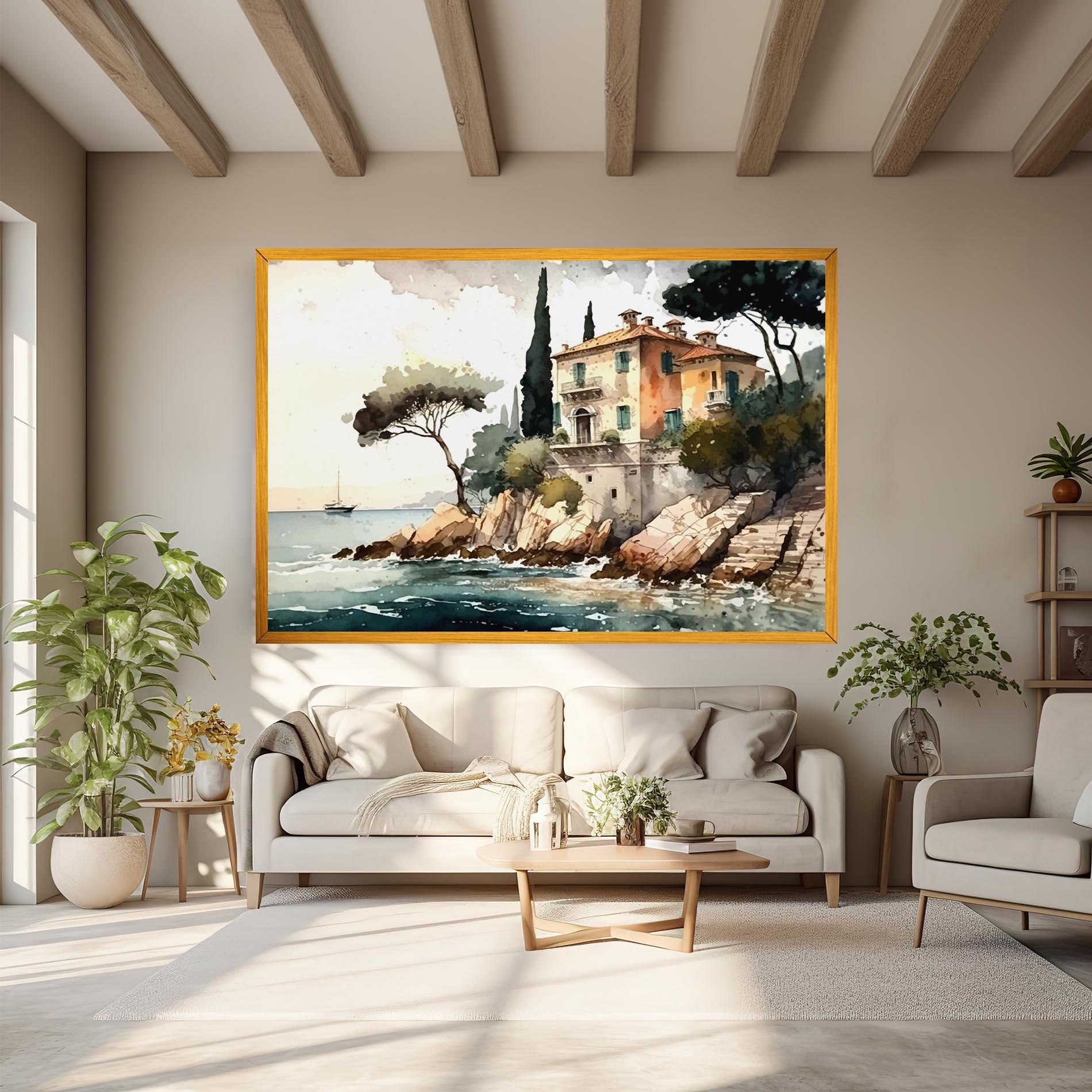 Tablou Canvas Stunning Painting mockup 6
