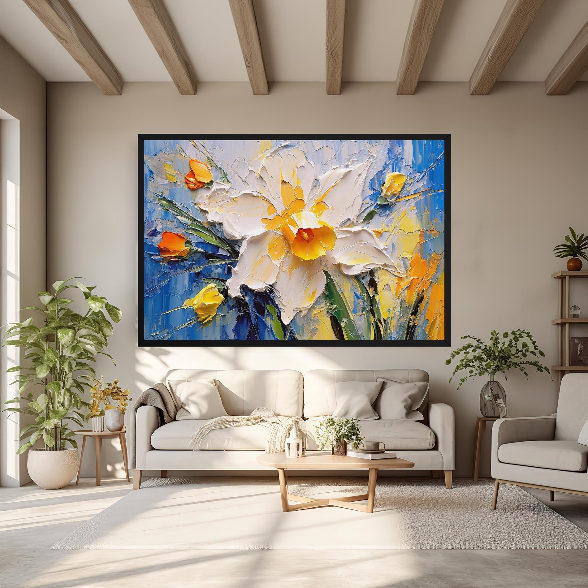 Tablou Canvas Abstract Flower Art mockup 6