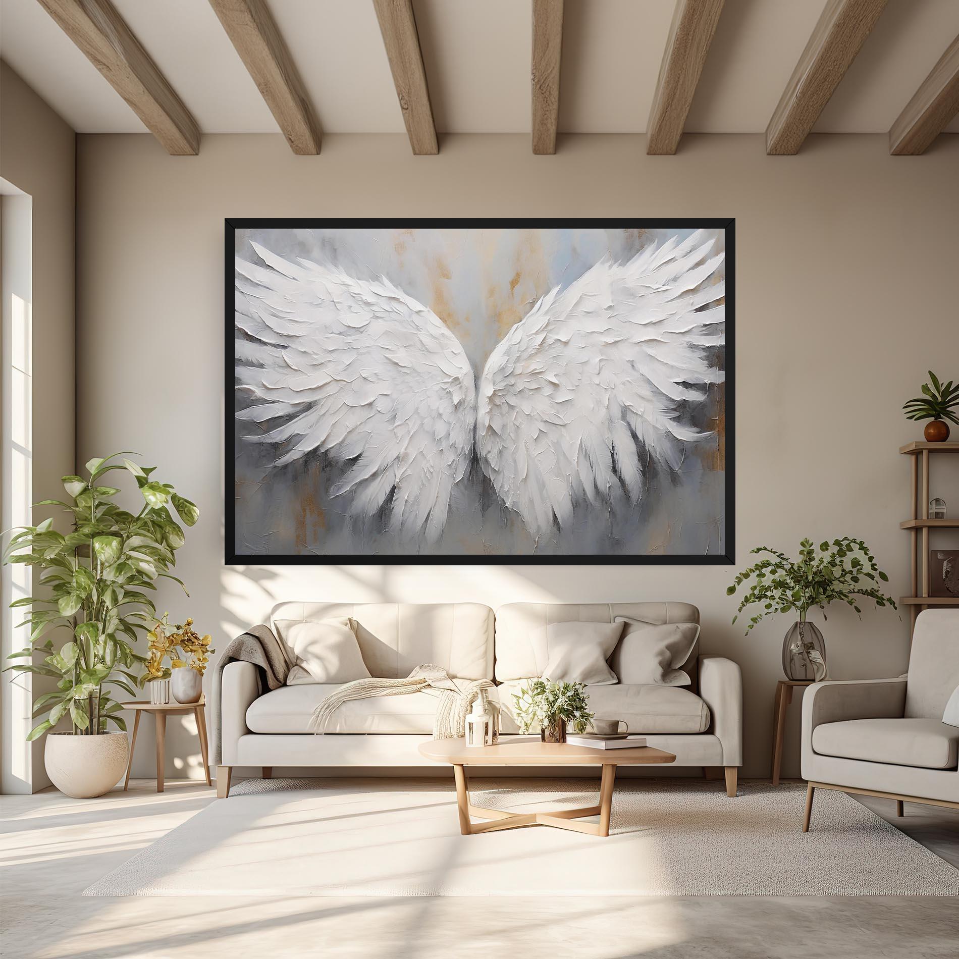 Tablou Canvas Pretty Angel Wings mockup 6