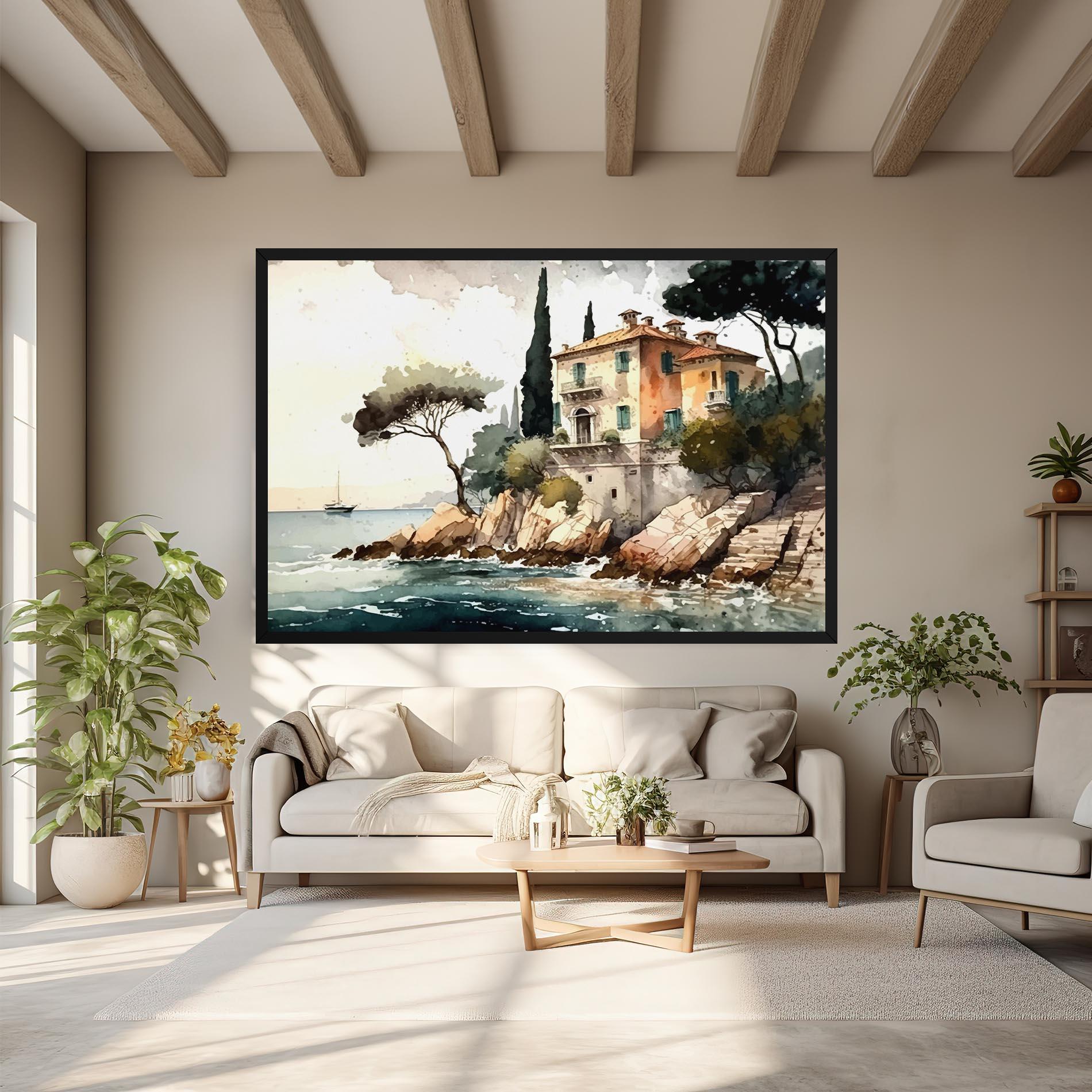 Tablou Canvas Stunning Painting mockup 6