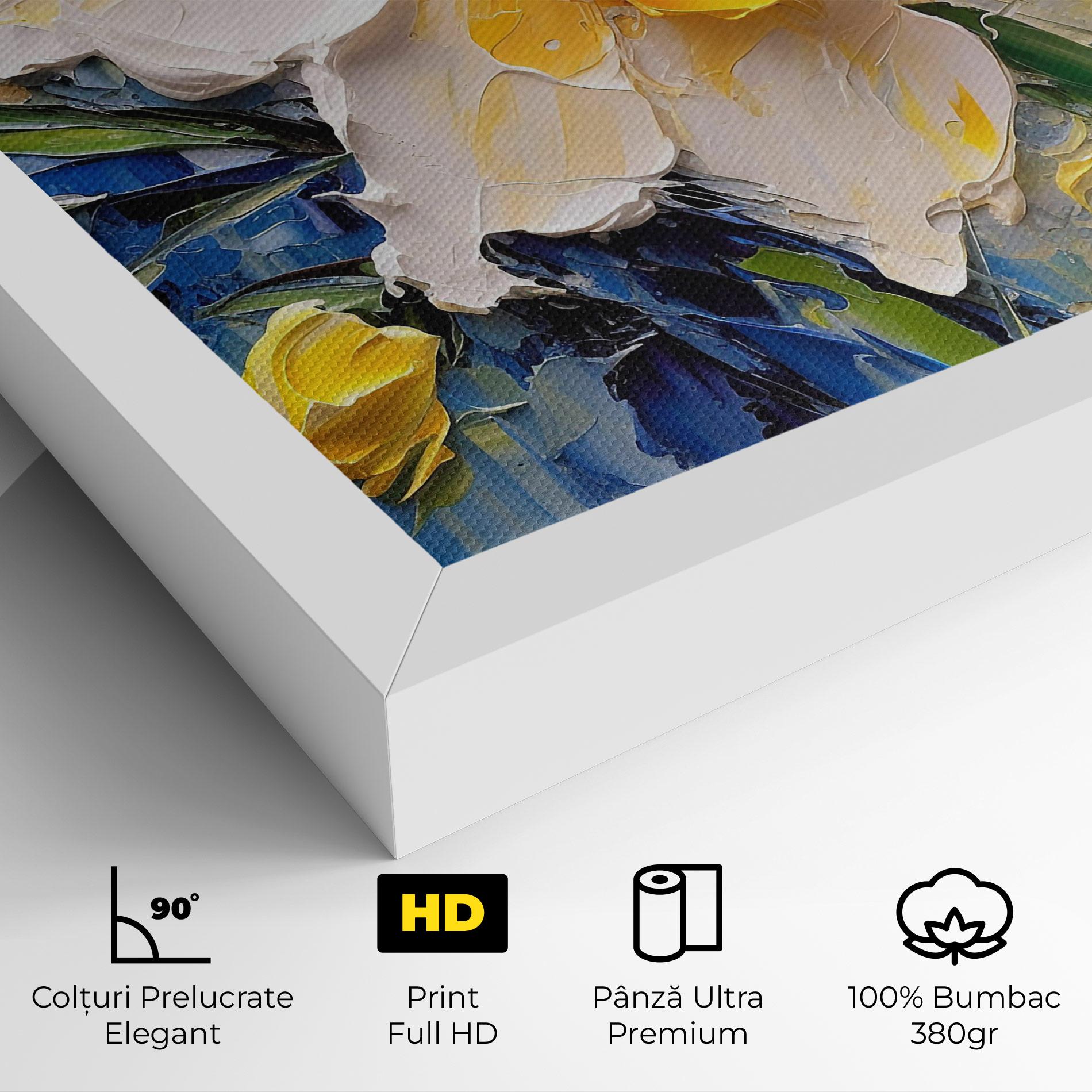 Tablou Canvas Abstract Flower Art mockup 4