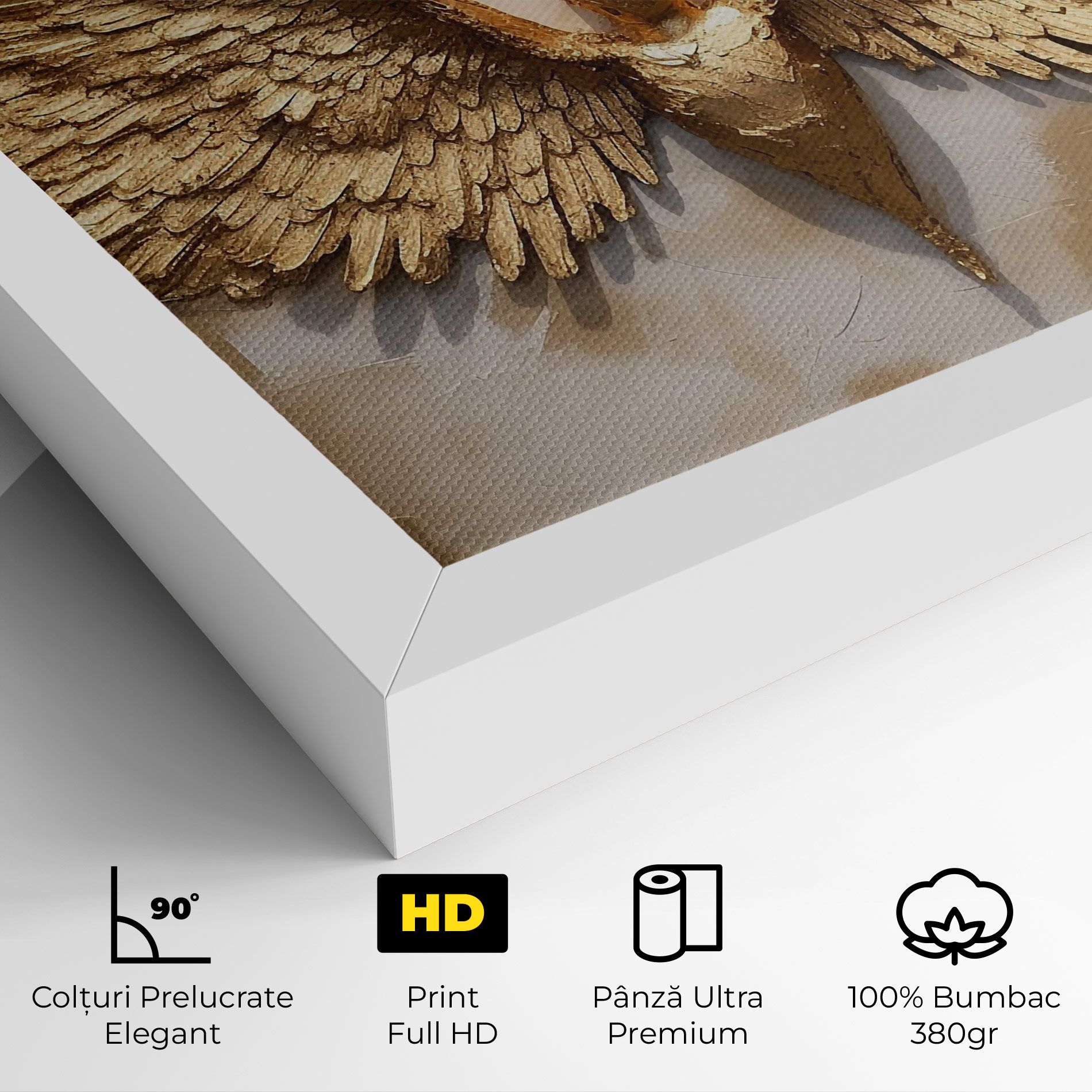 Beautiful Gold Wings mockup 4